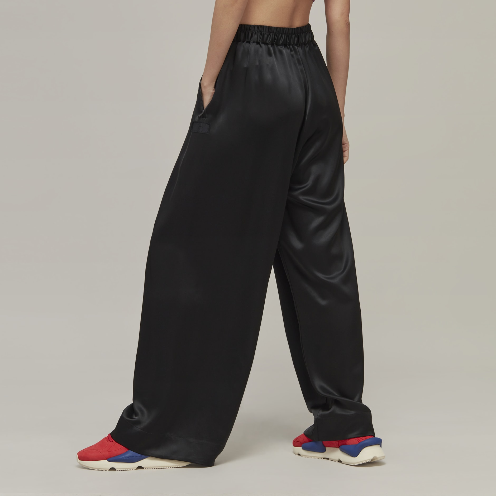 Y-3 Tech Silk Wide-Leg Pants