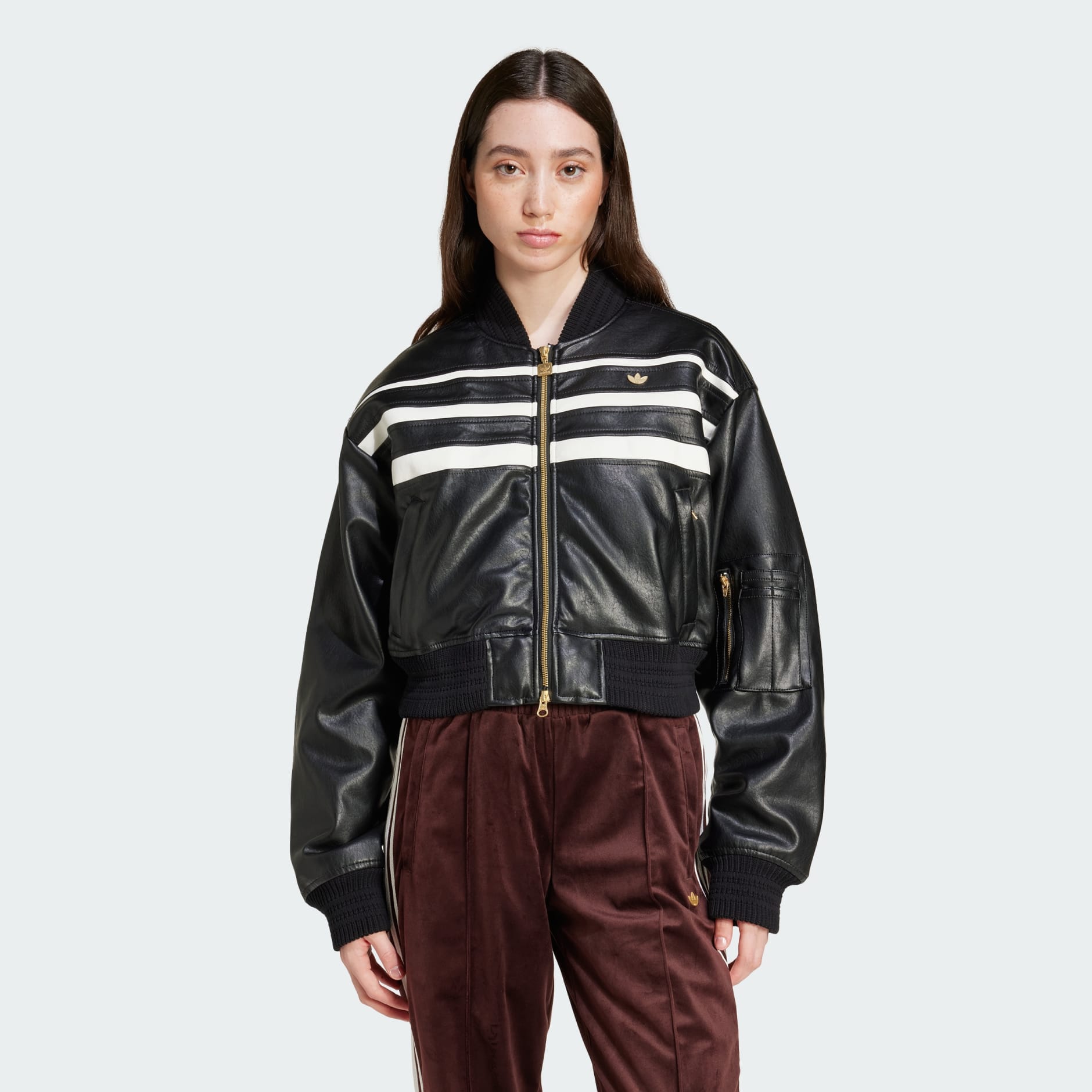 Adidas sport luxe bomber jacket online