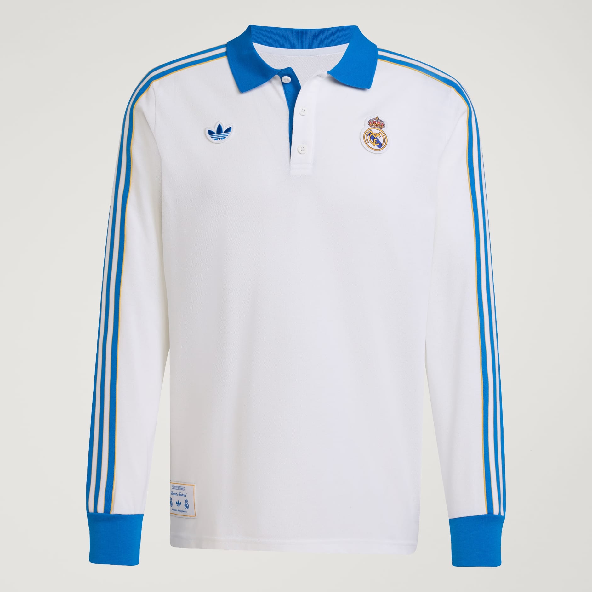 Clothing - Real Madrid Terrace Icons Long Sleeve Polo Shirt
