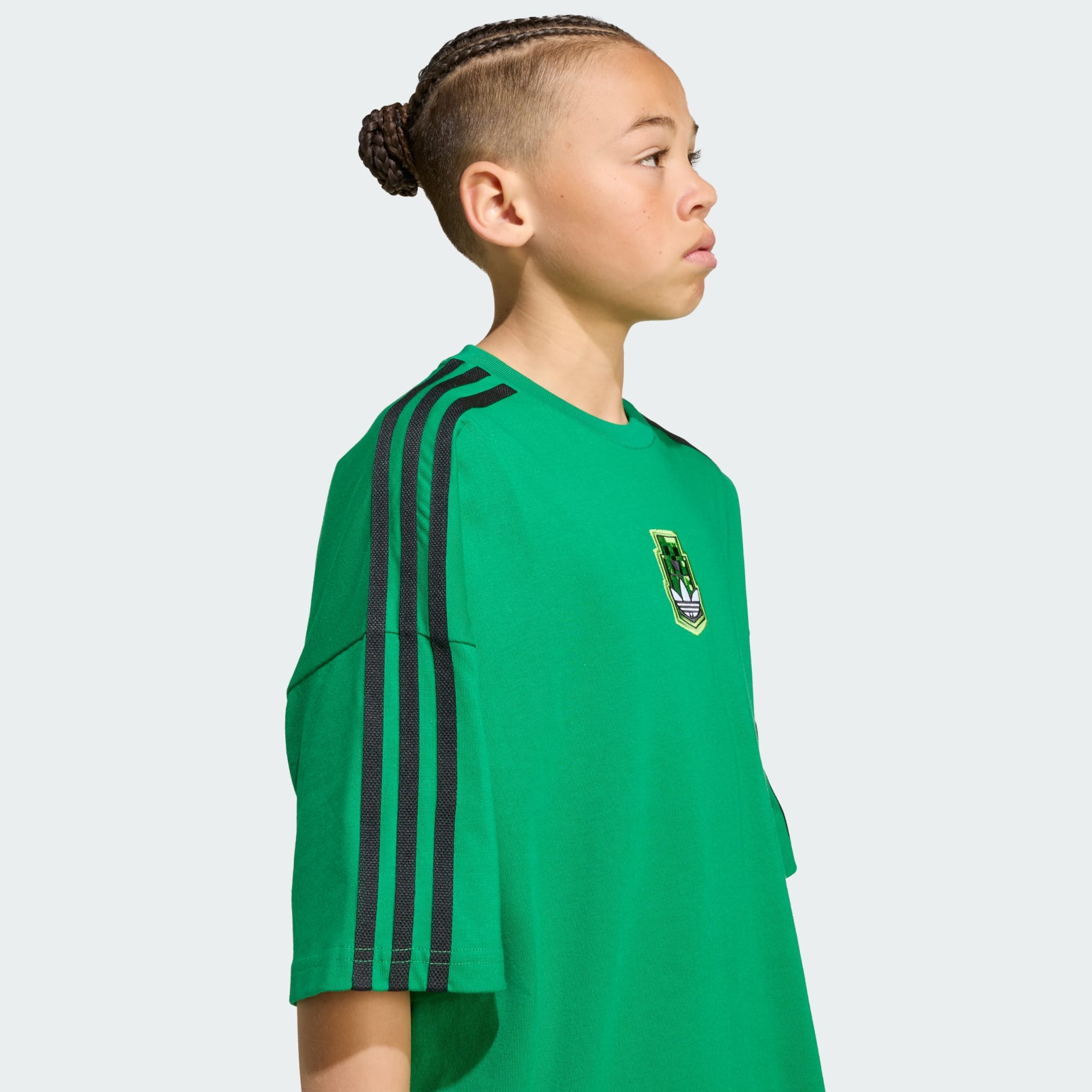 Tricou cu imprimeu grafic adidas Originals x Minecraft pentru copii