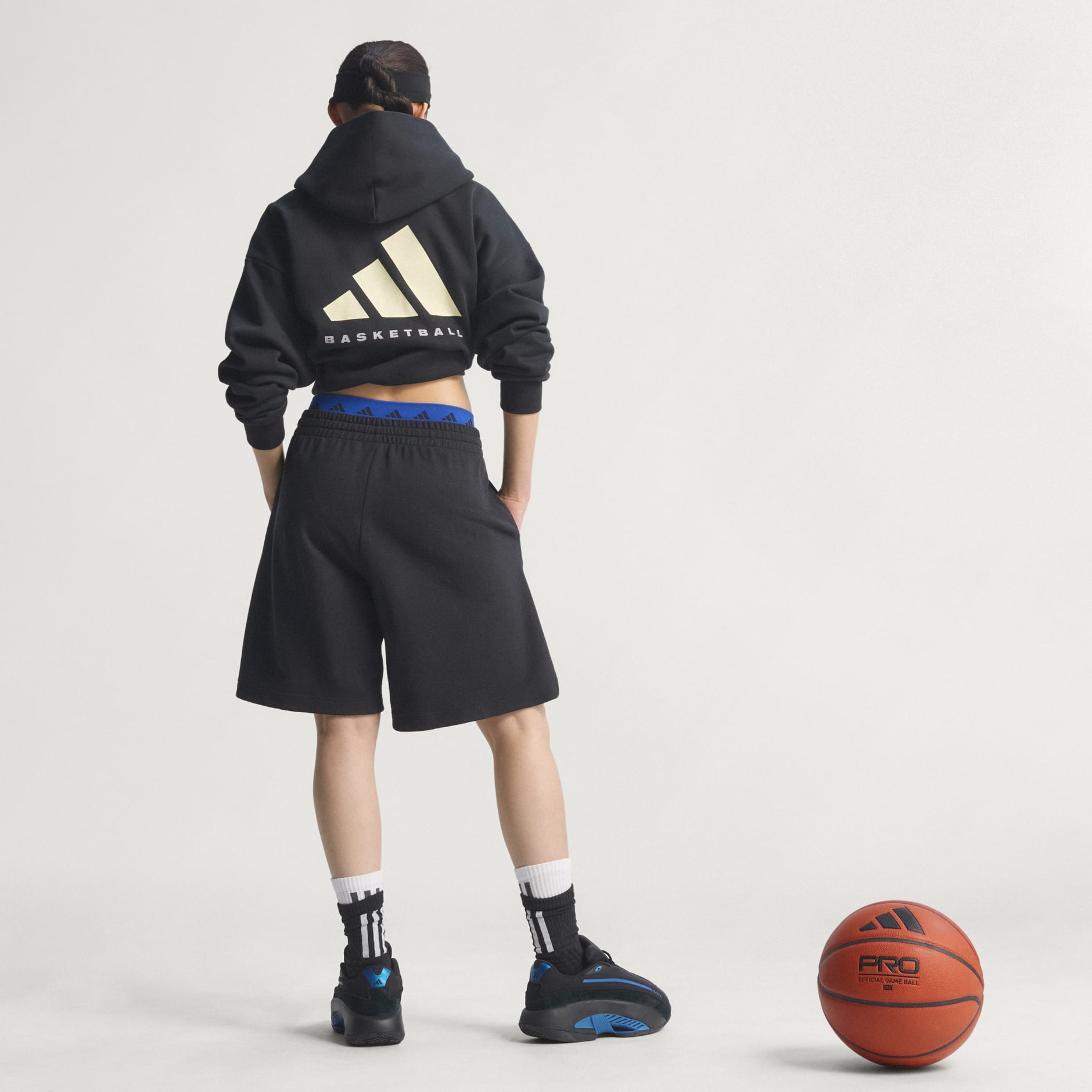 adidas Basketball Fleece Hoodie (Gender Neutral)