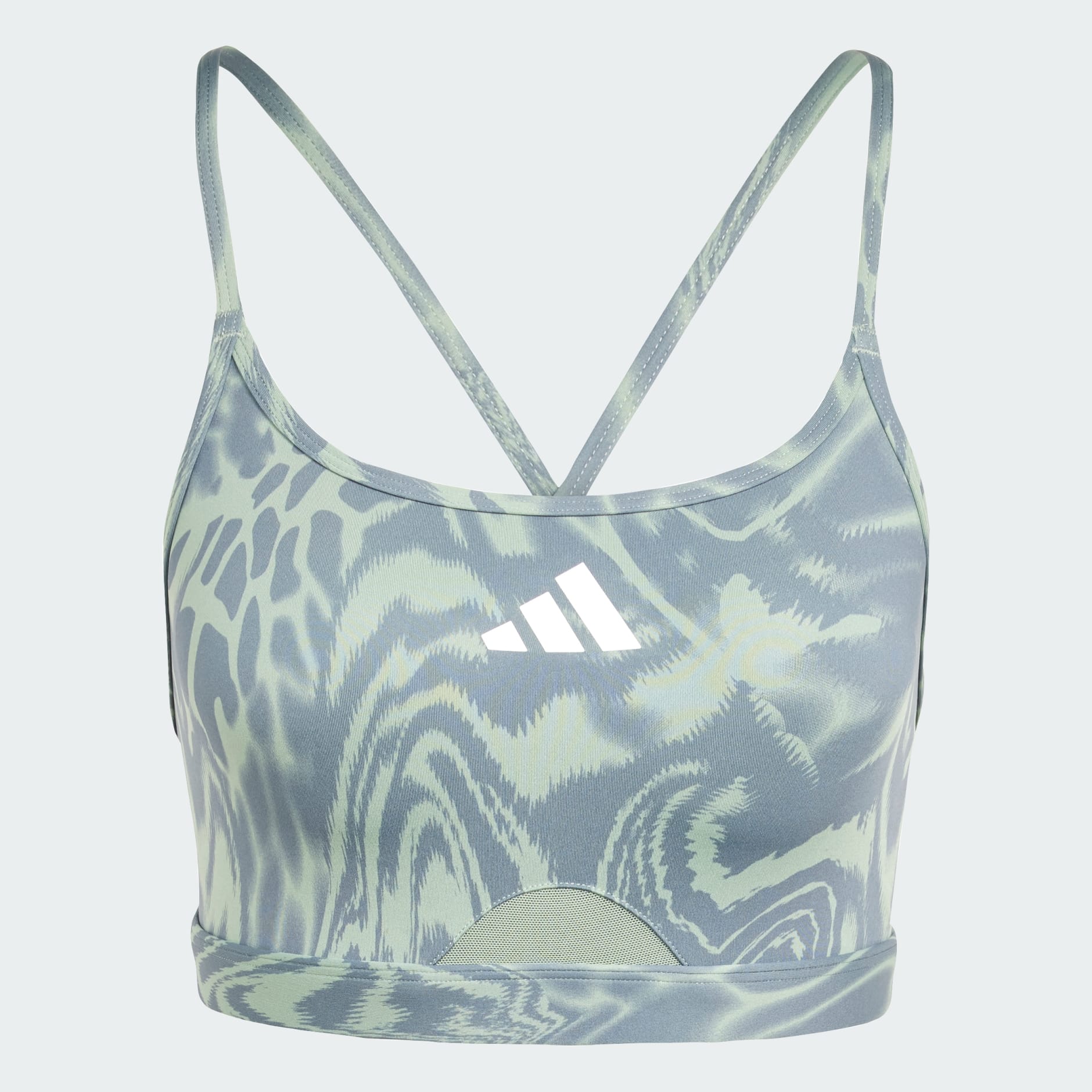 Aeroreact Training Light Support 3-Stripes Bra