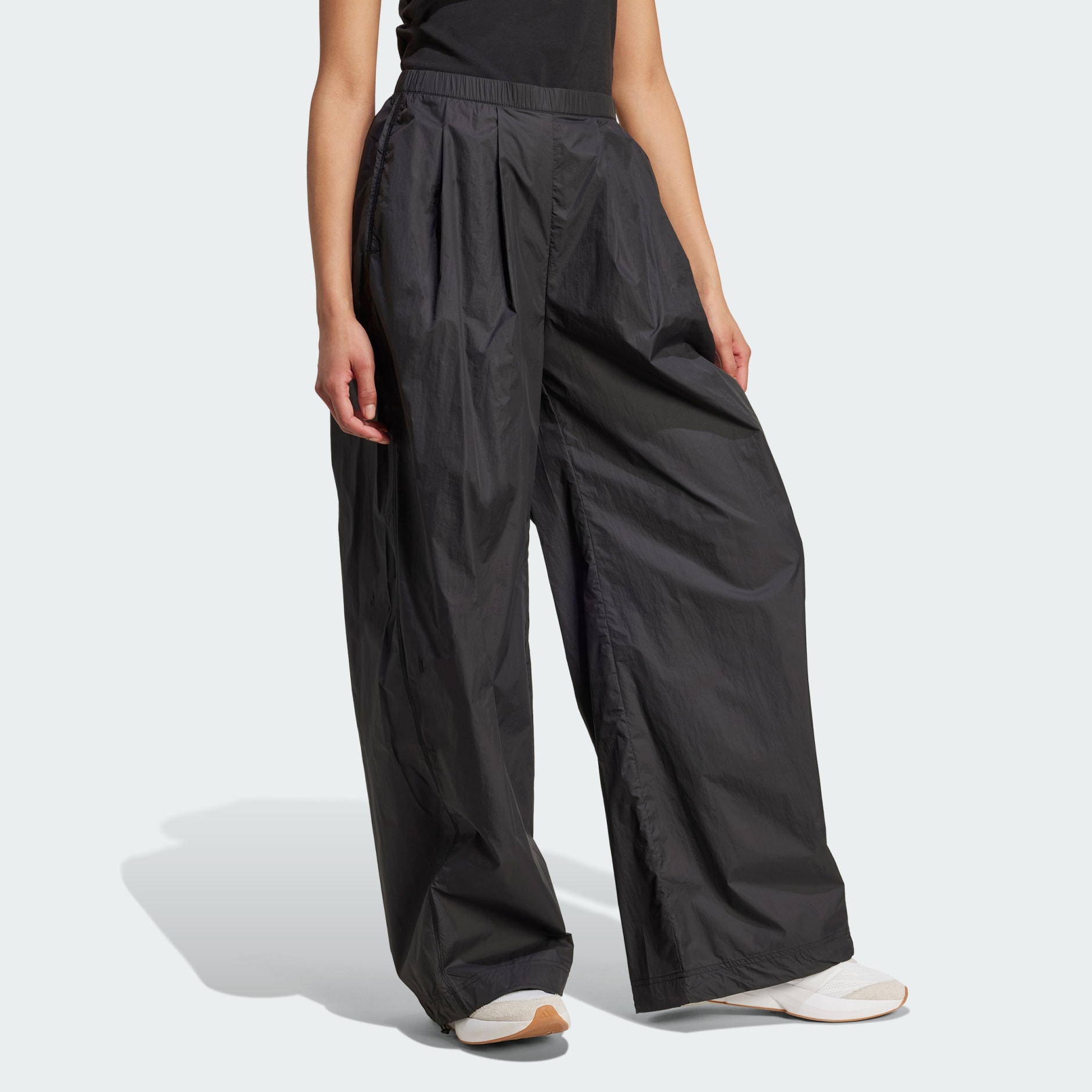 ★adidas★ City Escape Summer Parachute Pants Black JY1770 Adidas City Escape Woven Parachute Pants