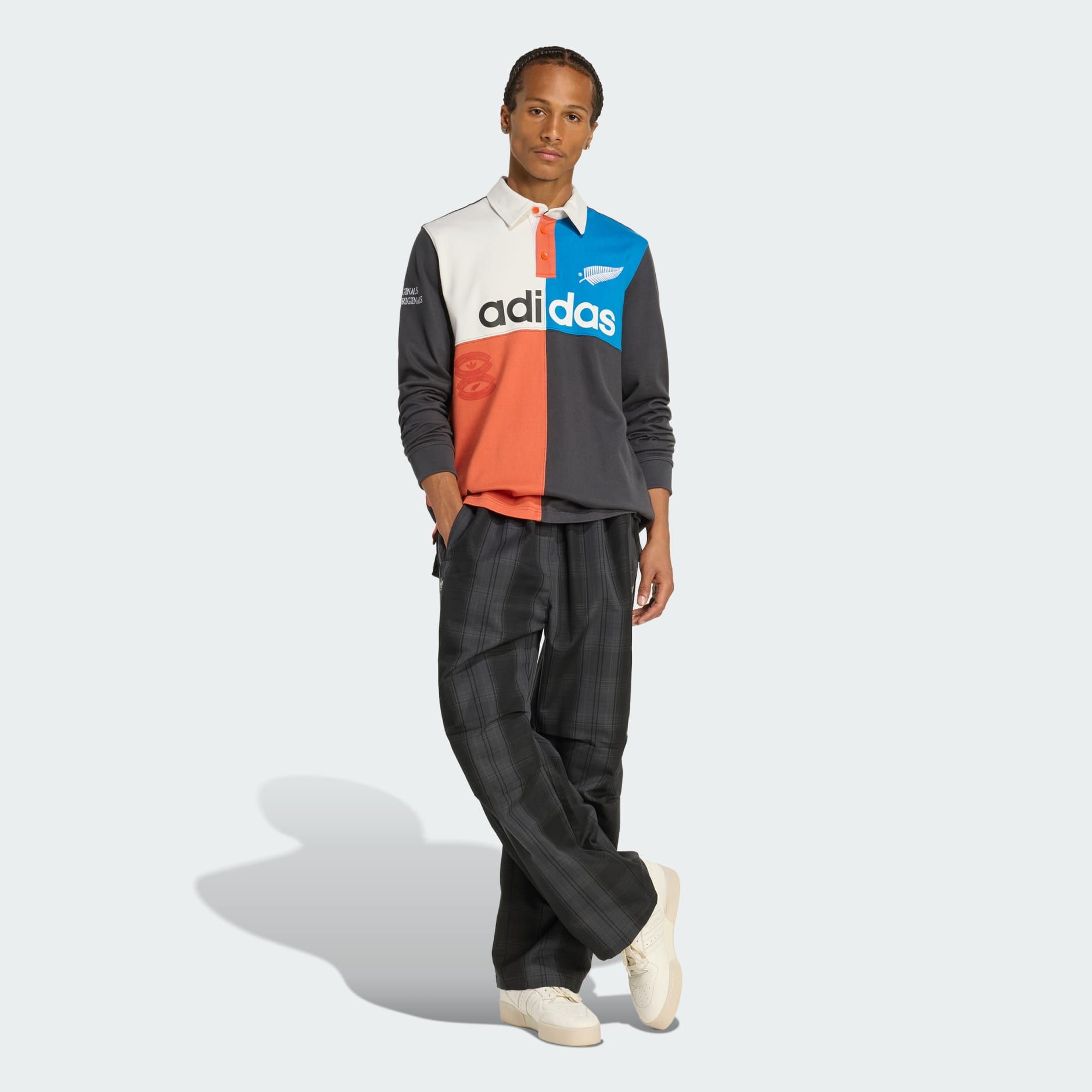 Tricou POLO DE RUGBY ADIDAS ORIGINALS & ALL BLACKS HERITAGE