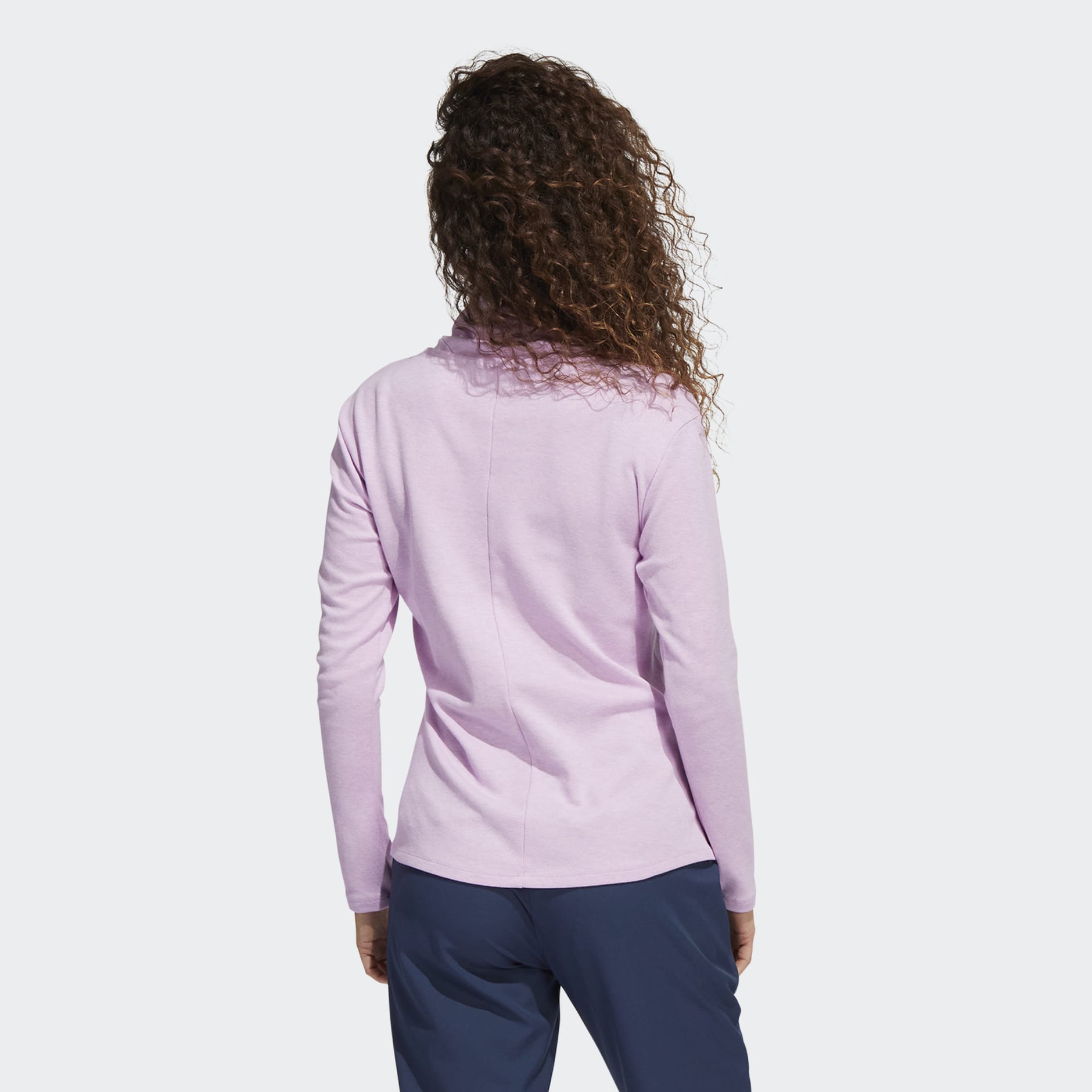 Mélange High Mock Golf Pullover