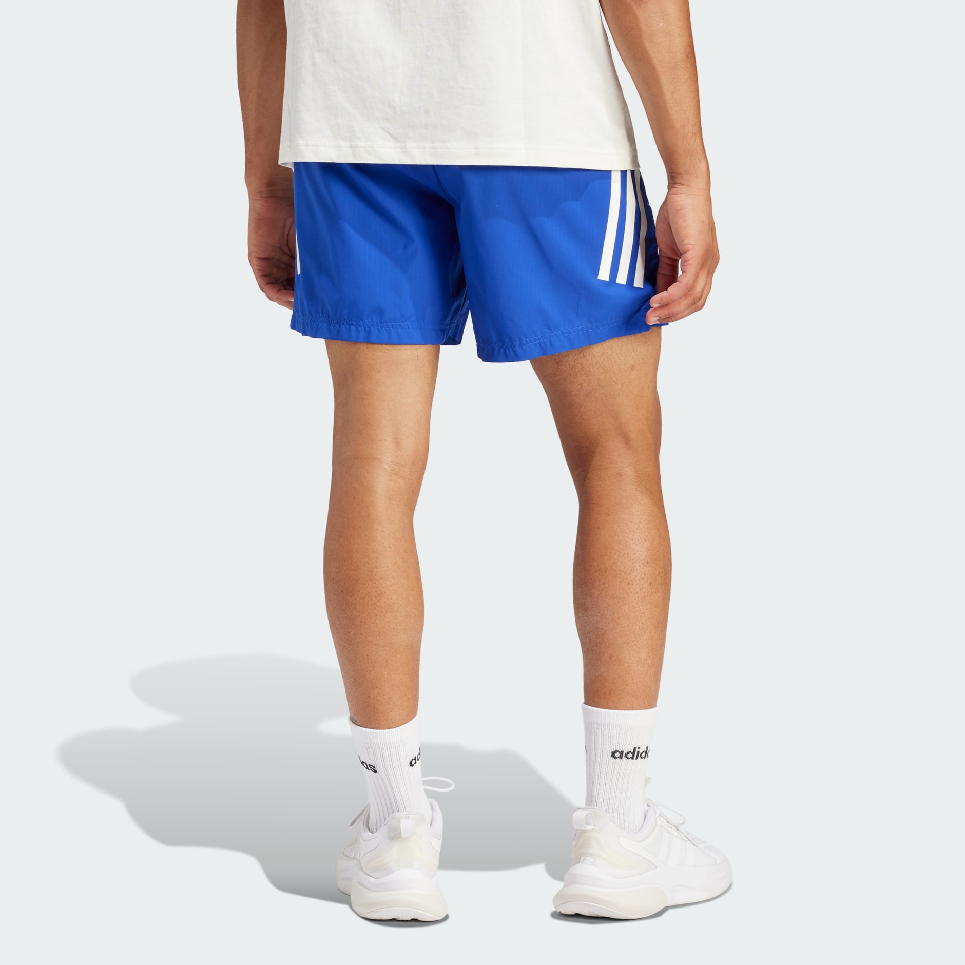 adidas Sportswear FUTURE ICONS THREE STRIPES - Leggings - semi lucid  blue/blue 