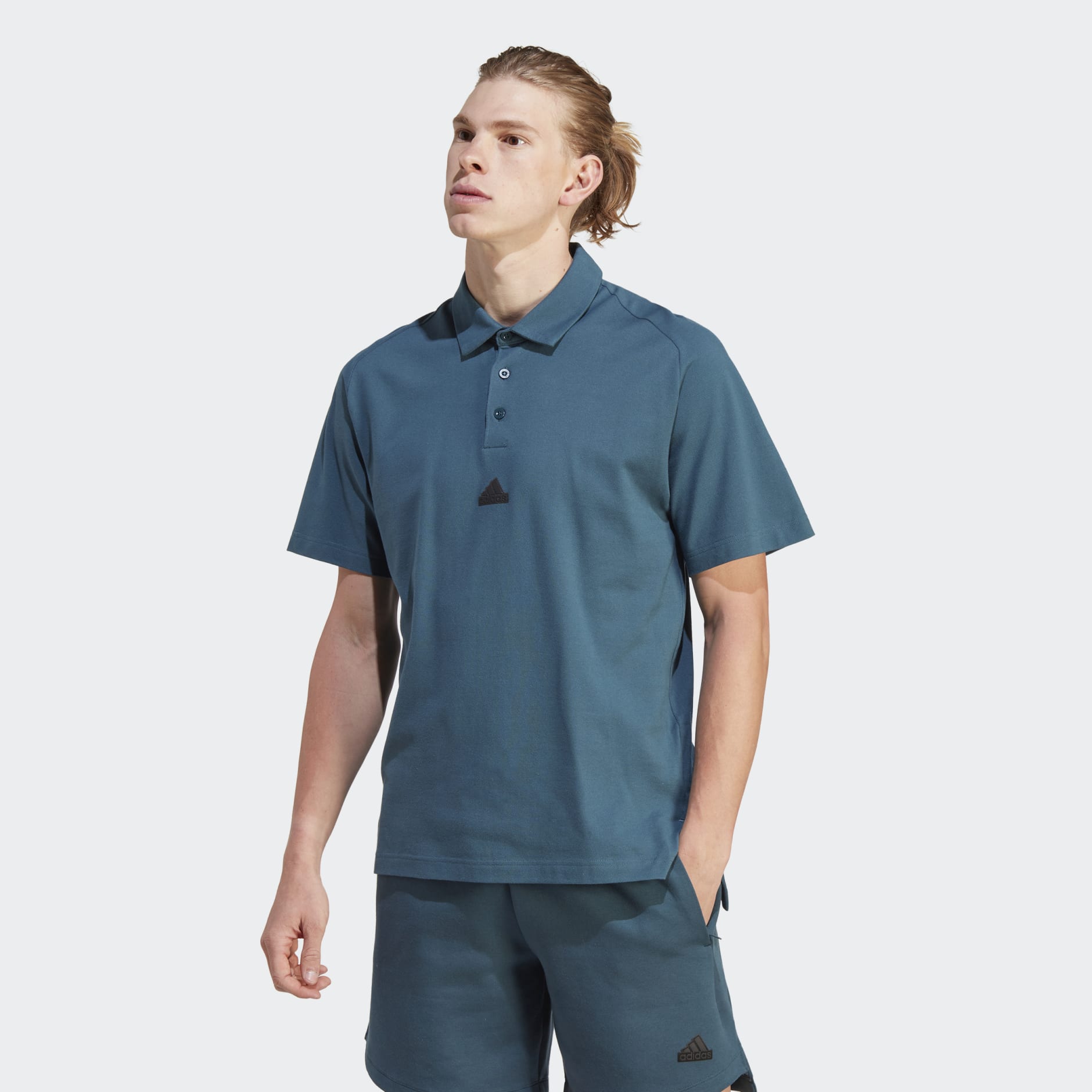toevoegen Uitstekend overspringen Men's Clothing - adidas Z.N.E. Premium Polo Shirt - Turquoise | adidas Oman