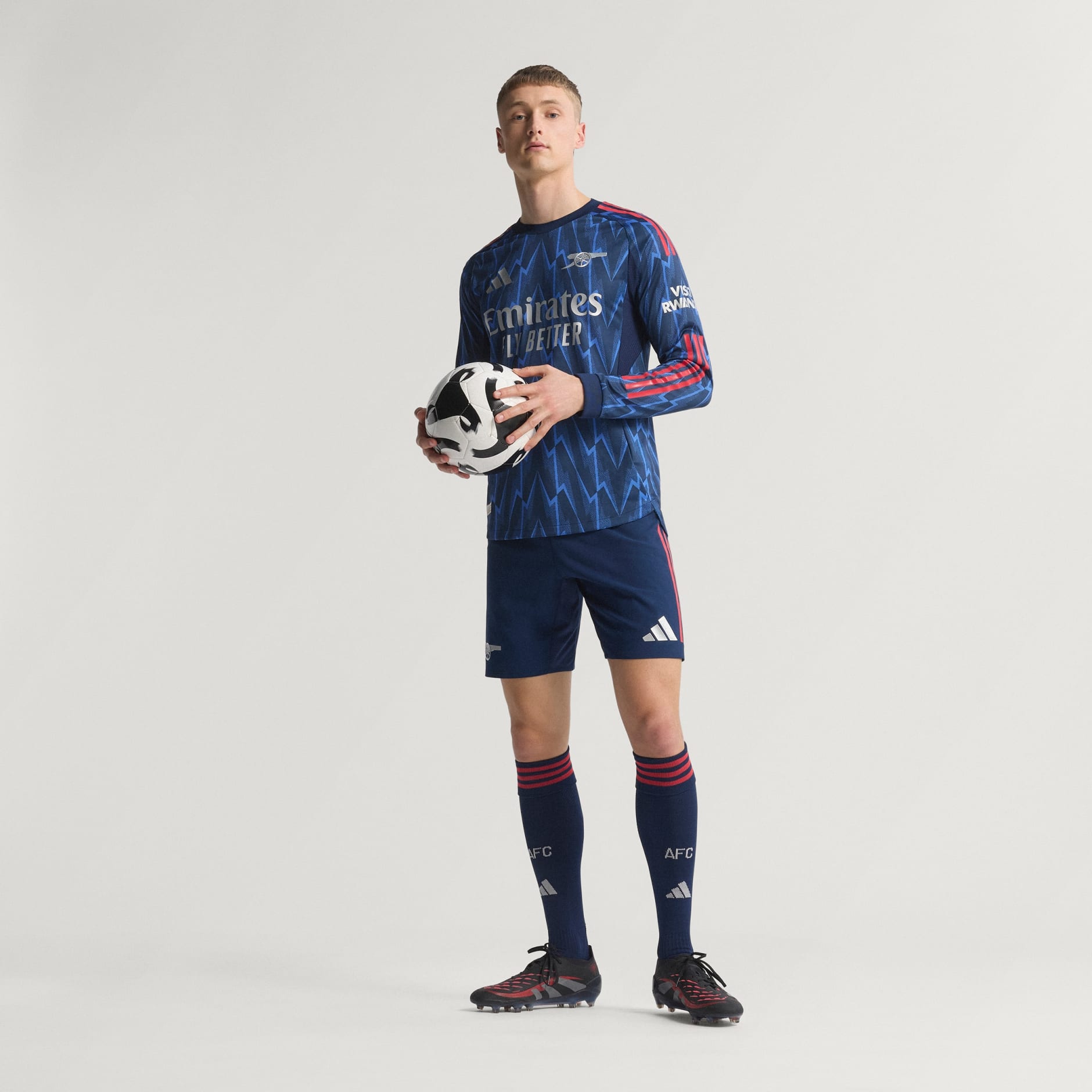 Tricou Arsenal 25/26 Long Sleeve Away Authentic