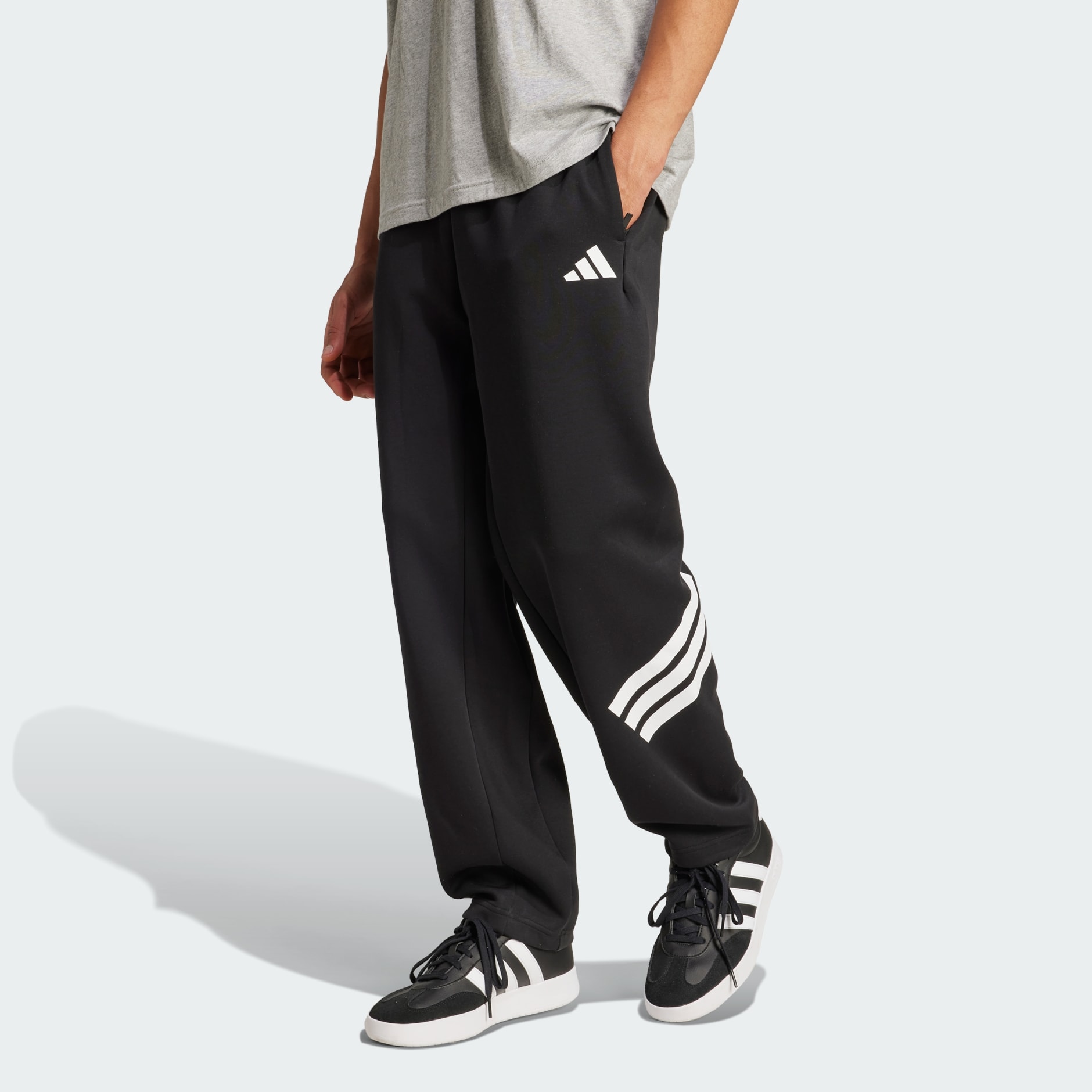 Future Icons 3-Stripes Open-Hem Pants