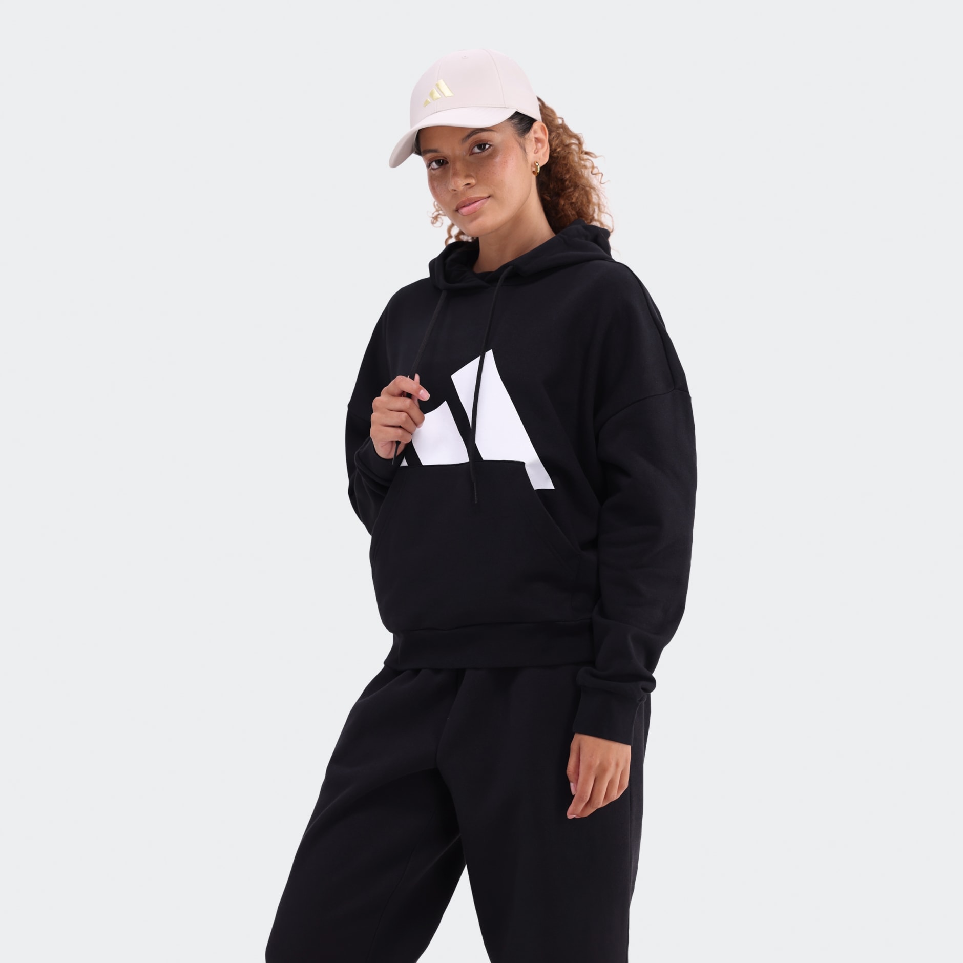 WOMENS BIG LOGO FRENCH TERRY HOOD