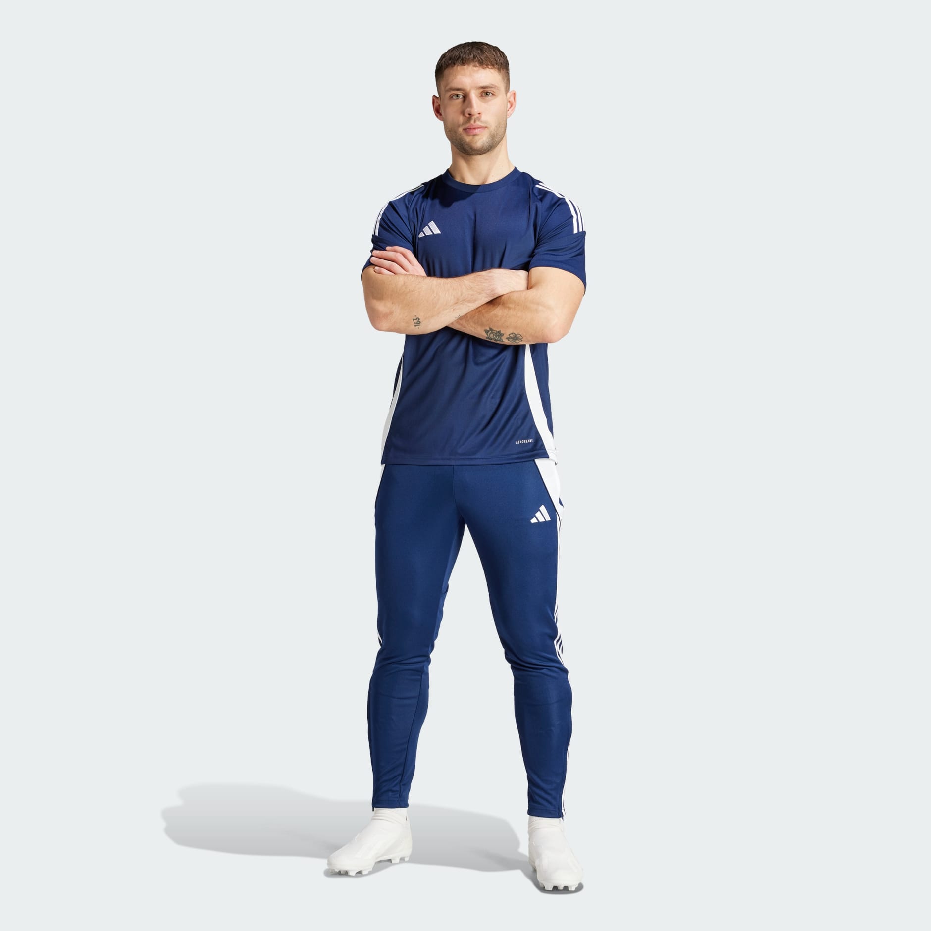 Men's Clothing - Tiro 24 Slim Training Pants - Blue | adidas Saudi 