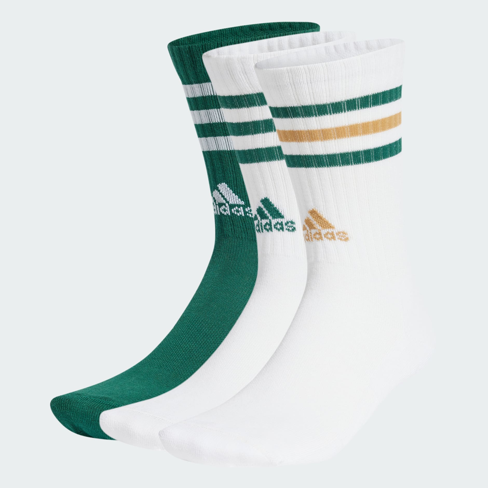 3 Stripes Cushioned Crew Socks 3 Pairs