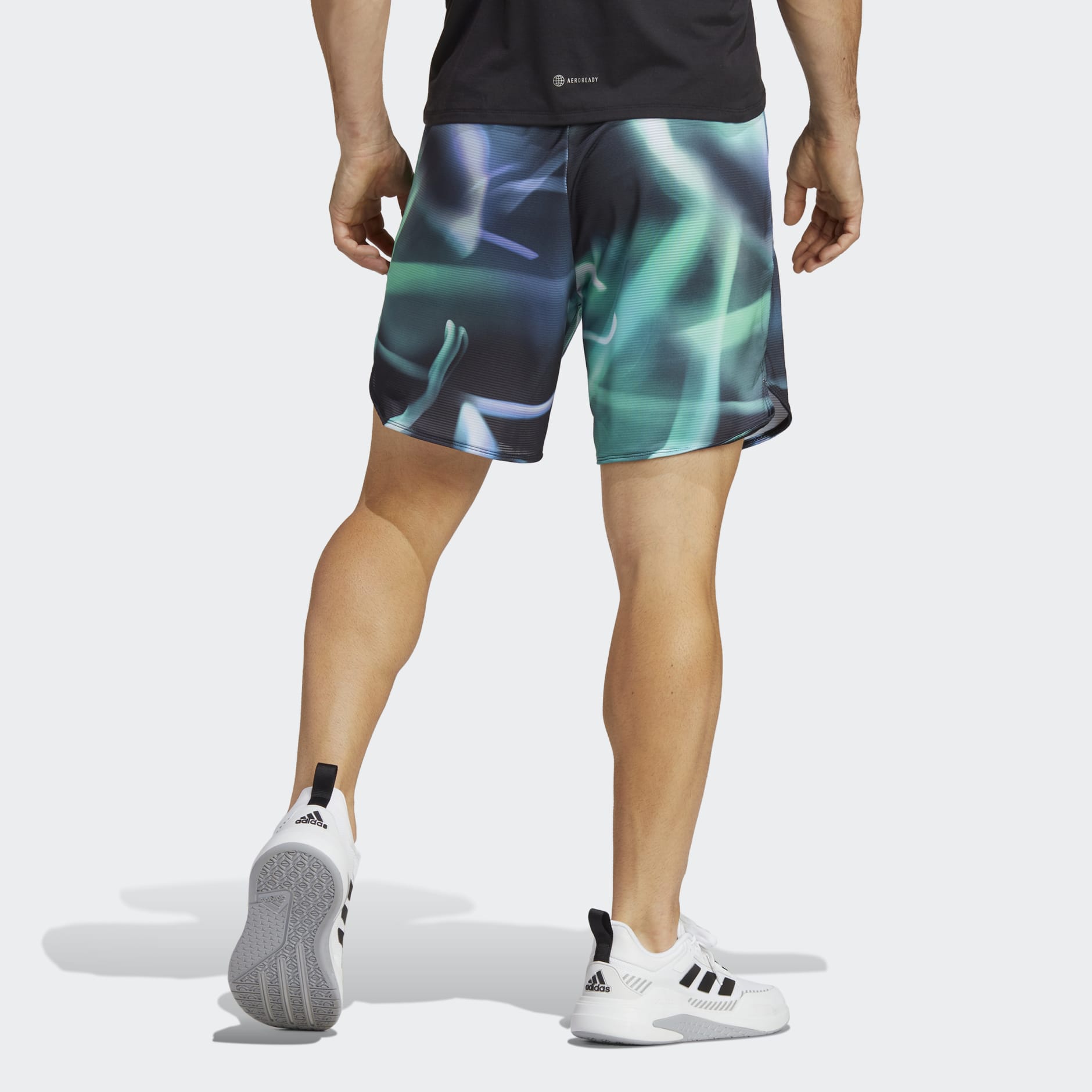 Designed for Training HEAT.RDY HIIT Allover Print Training Shorts - Blue adidas SA