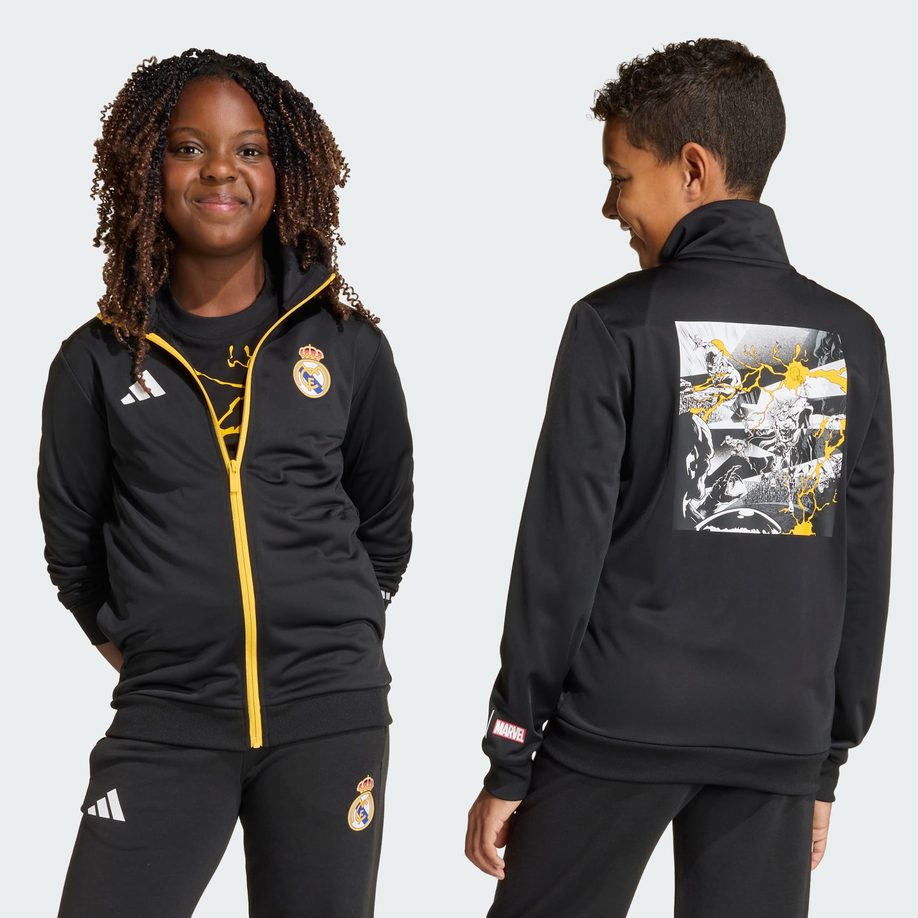 adidas adidas Real Madrid Avengers Track Top Kids - Black | adidas UAE