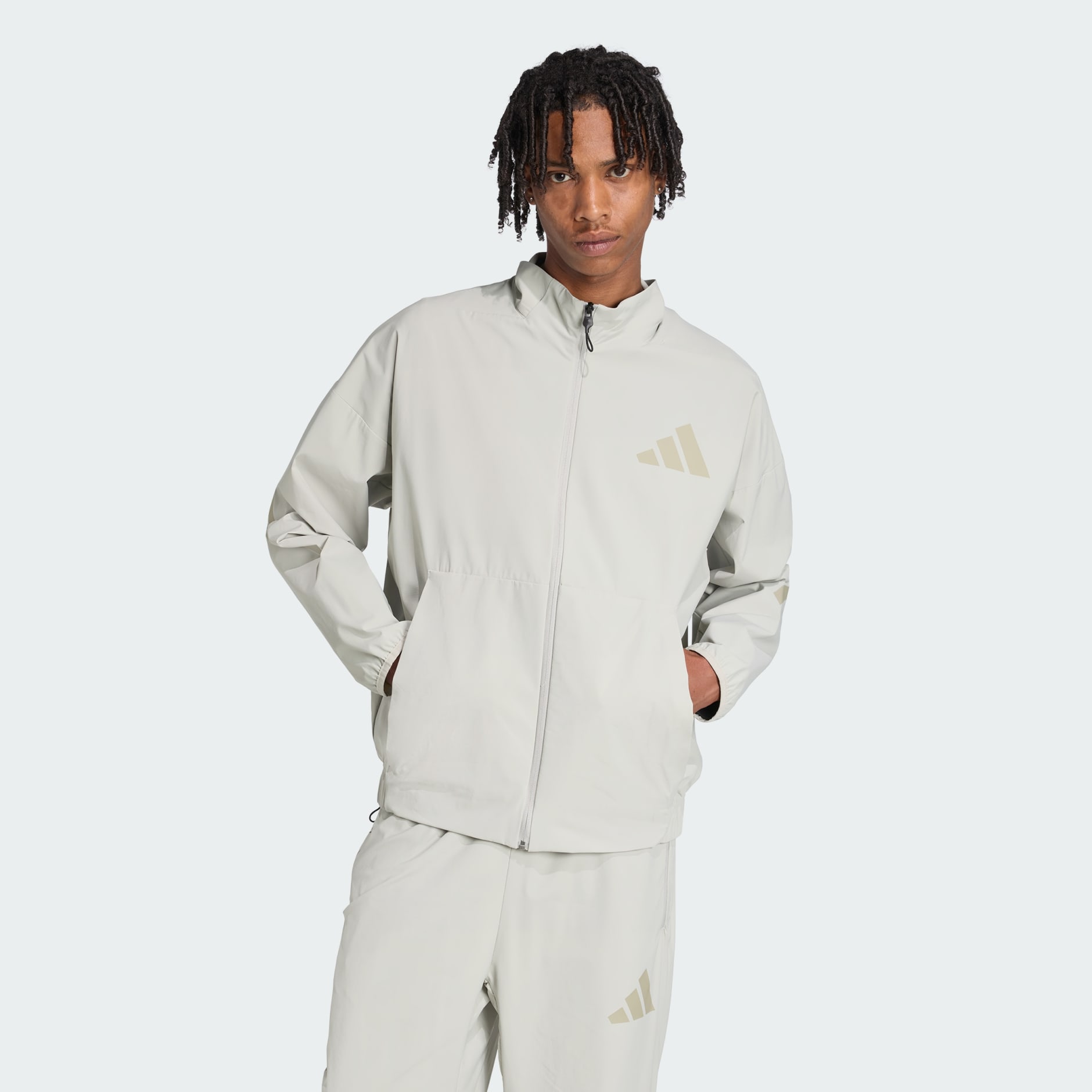 adidas Z.N.E. Woven Track Top - Grey | adidas Hong Kong