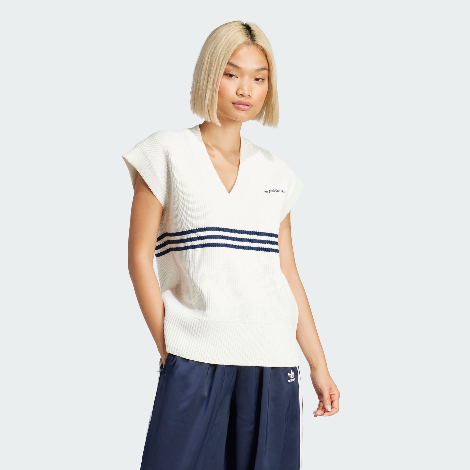 3-Stripes Knitted Vest