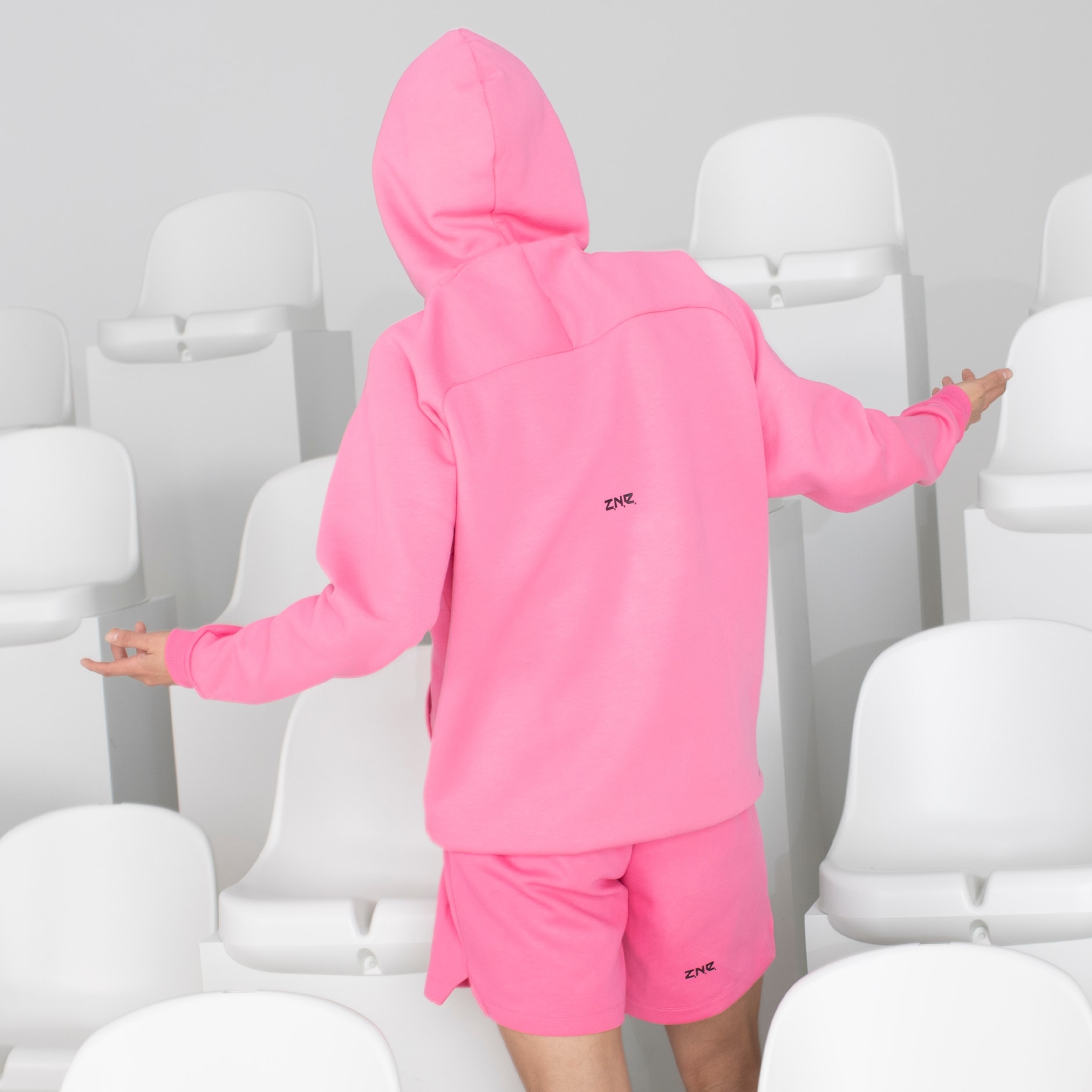 Clothing - New adidas Z.N.E. Premium Hoodie - Pink | adidas South Africa