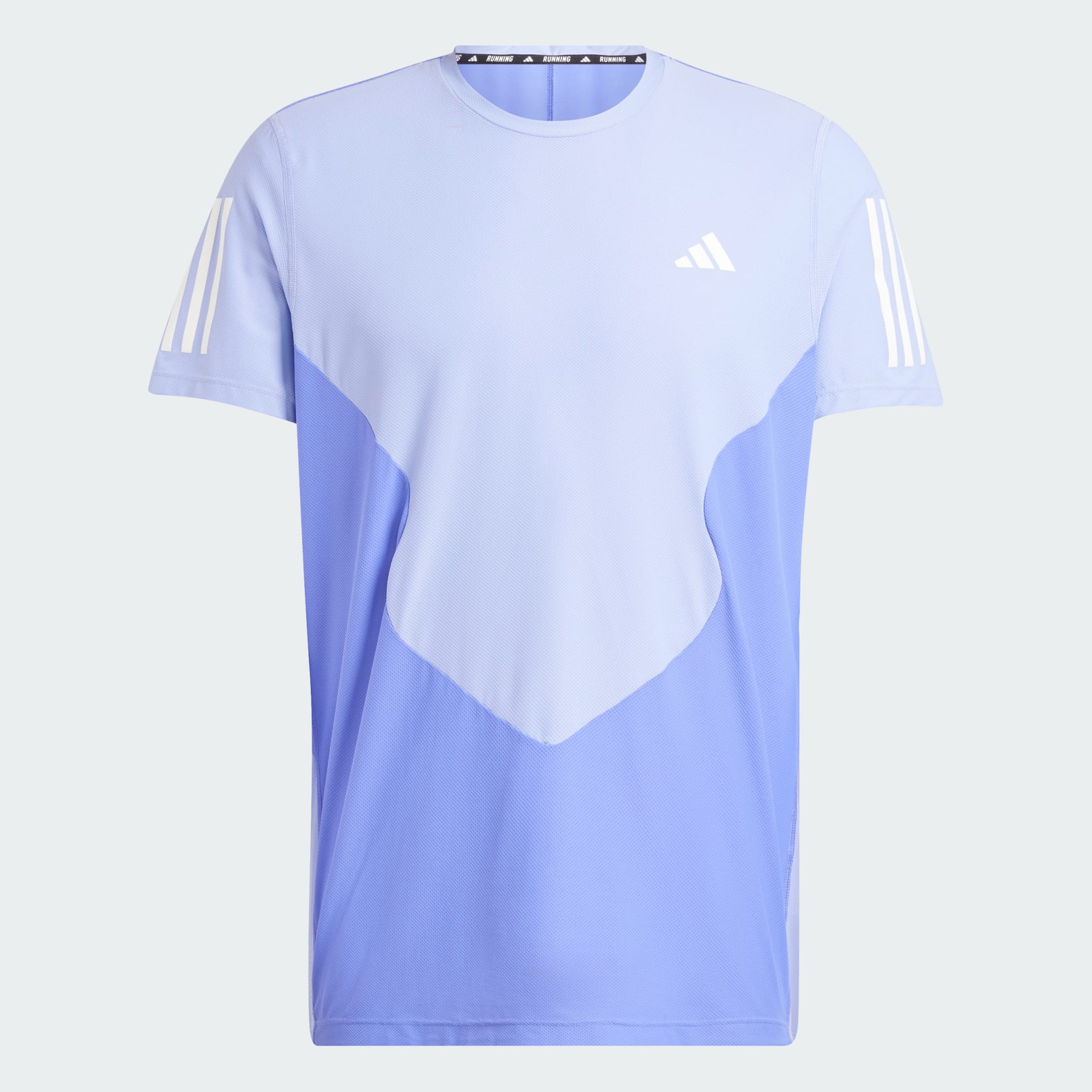 Men s Clothing Own the Run Colorblock AEROREADY Tee Blue adidas Saudi Arabia