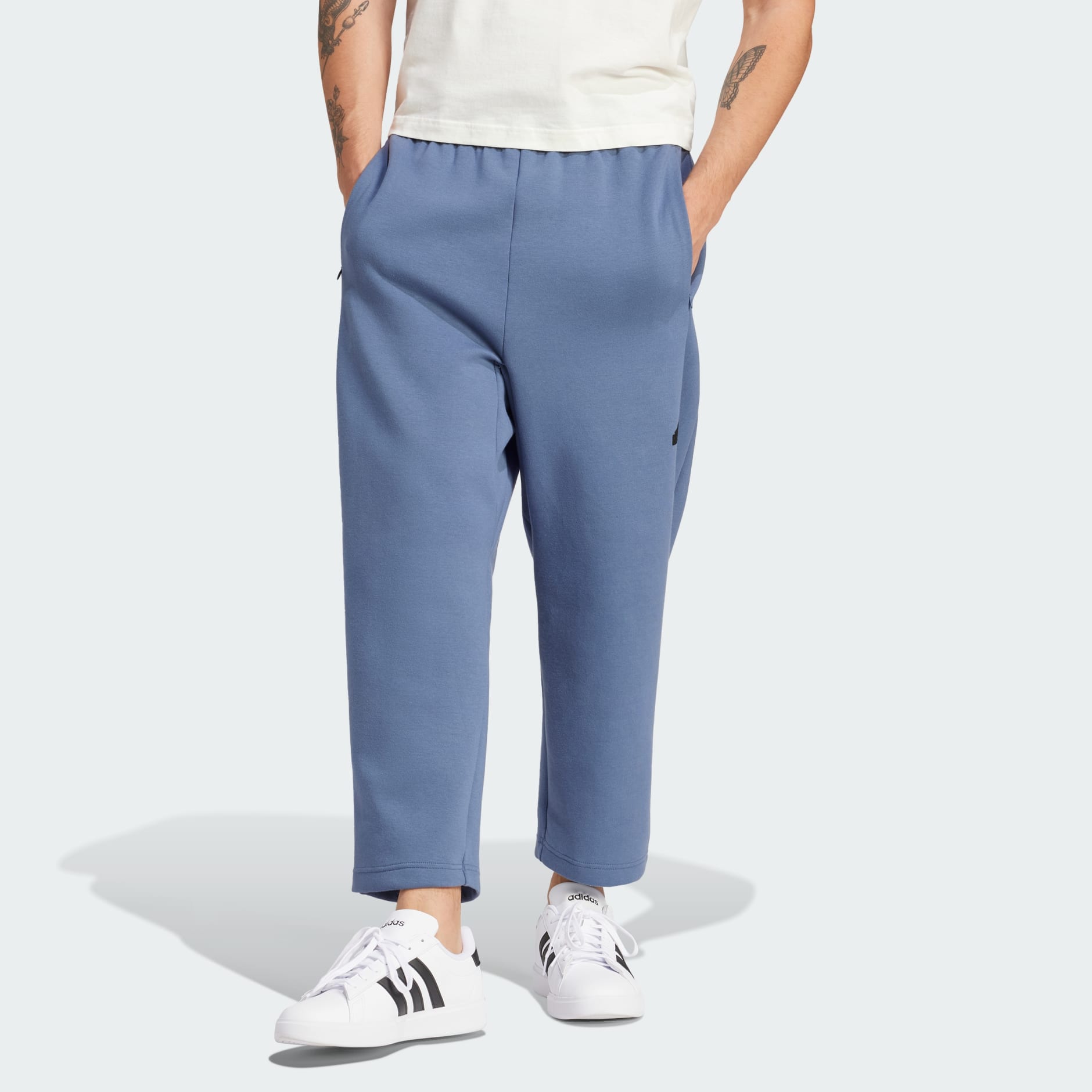 Men s Clothing Z.N.E. 7 8 Pants Blue adidas Saudi Arabia