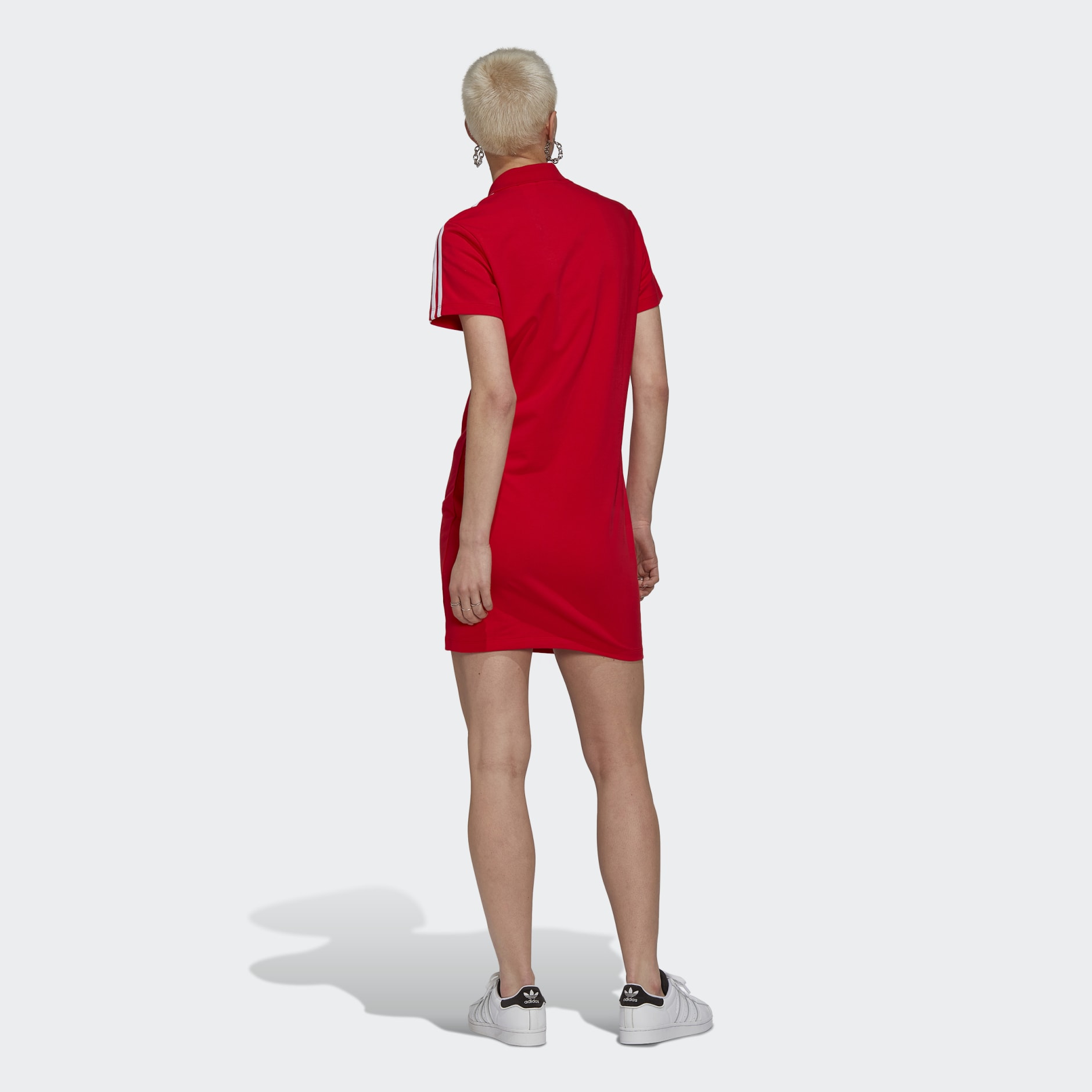 adidas Adicolor Classics Tee Dress - Red | adidas KW