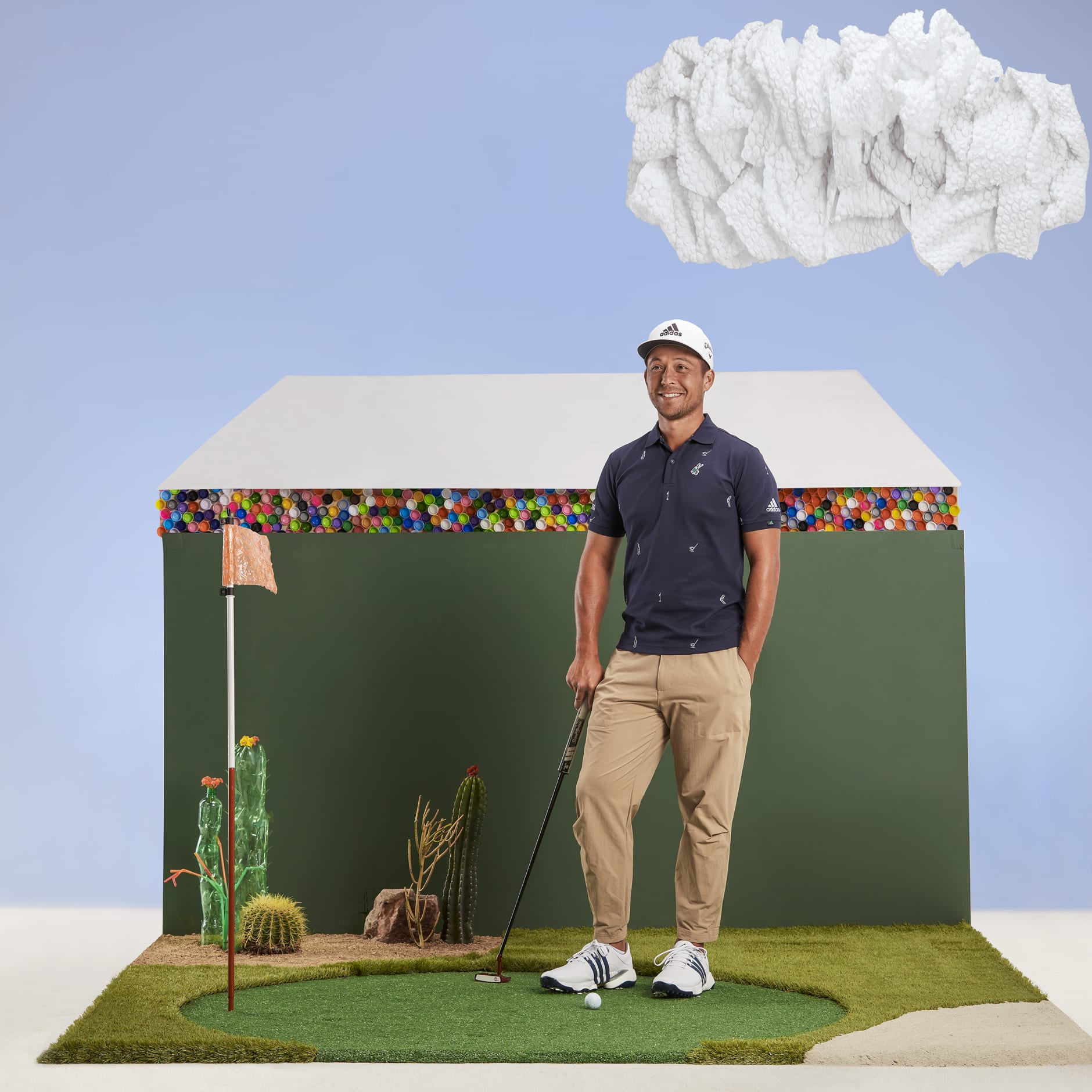 AEROREADY Play Green Graphic Polo Shirt