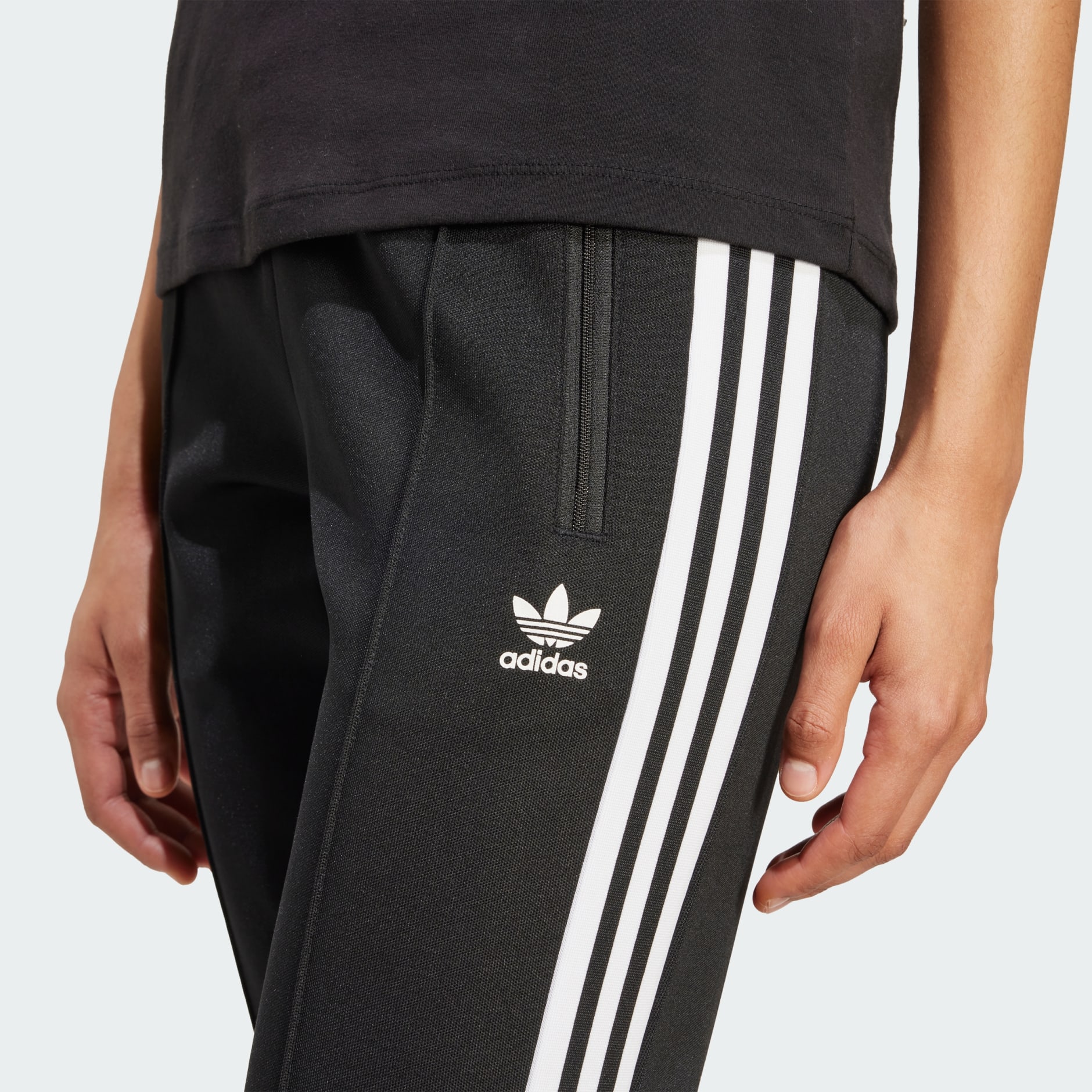 Pantaloni de trening capri Adicolor cu 3 dungi