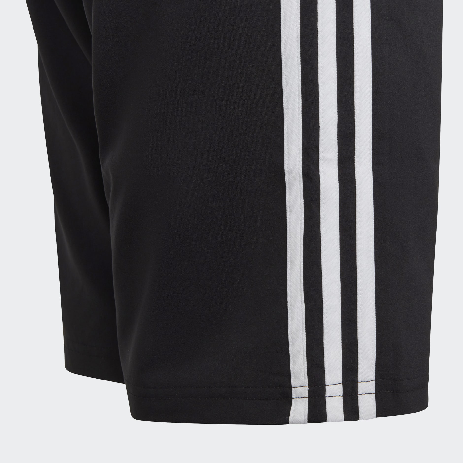Kids Clothing - Essentials 3-Stripes Woven Shorts - Black | adidas Egypt