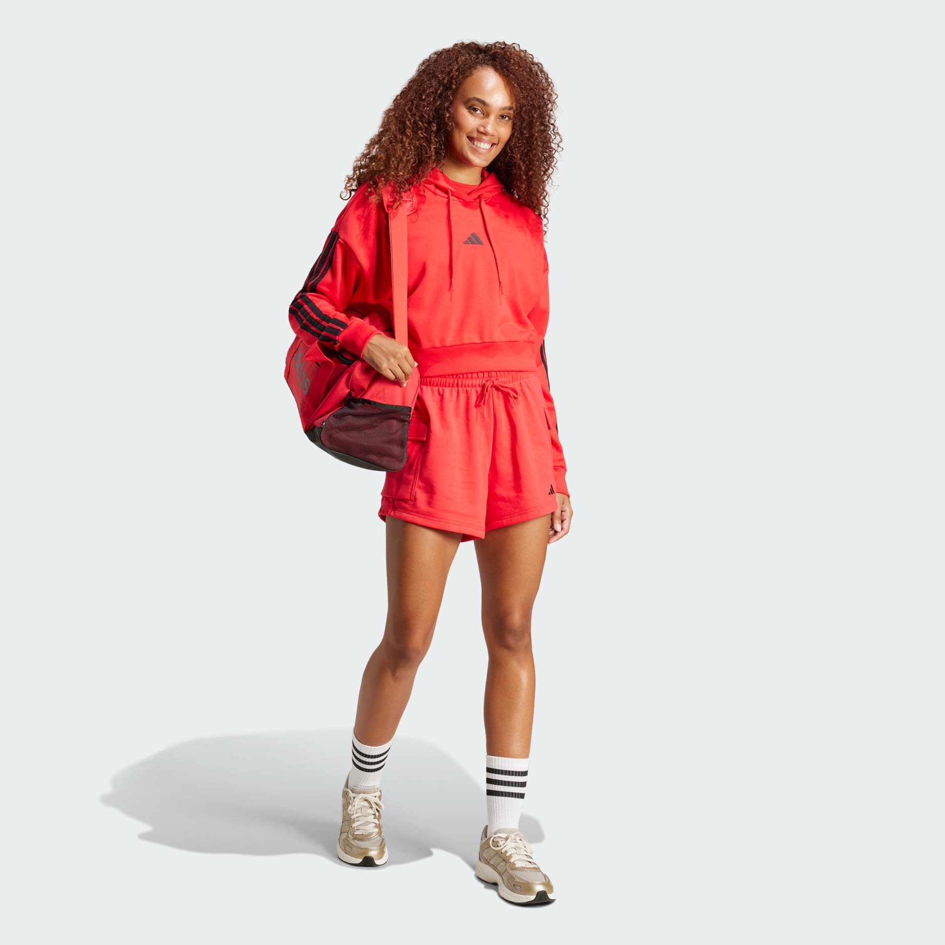 Essentials Small Logo French Terry Cargo Shorts