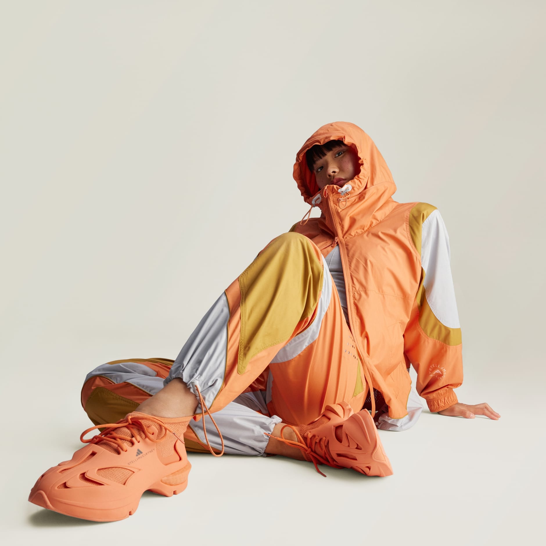 adidas adidas by Stella McCartney Woven Track Pants - Orange adidas adidas by Stella McCartney Woven Track Pants - Orange