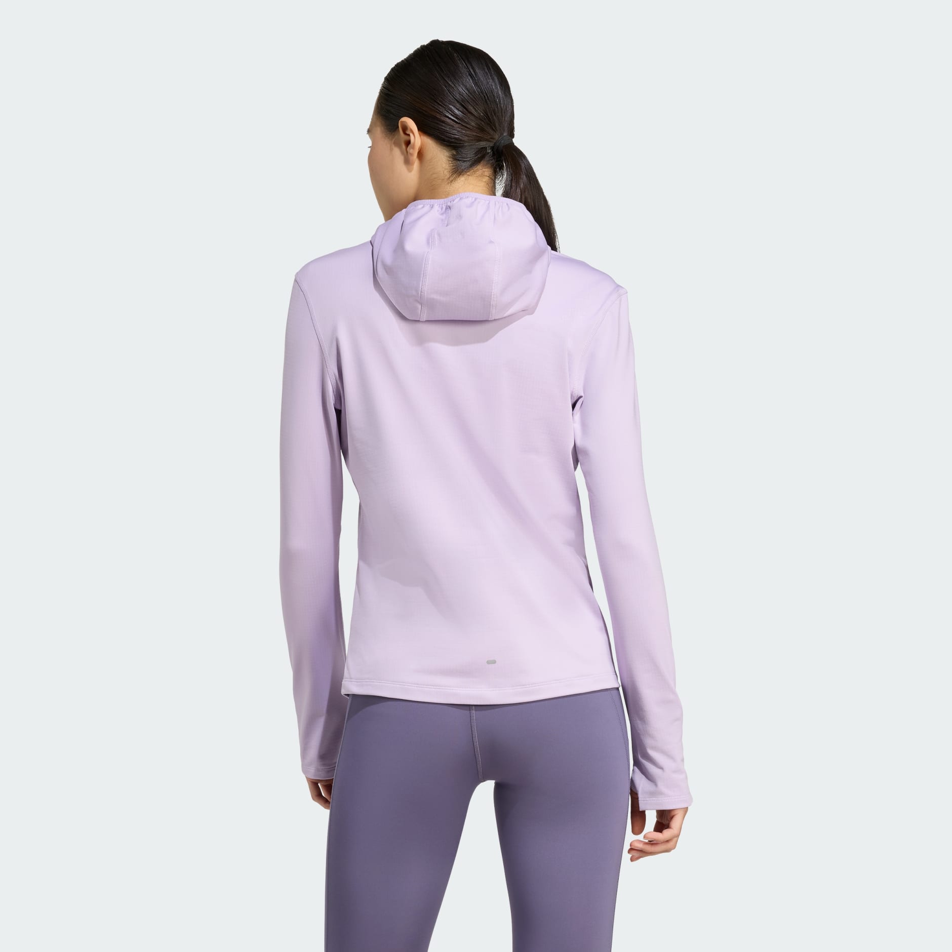 CLOTHING - Own The Run Winterized Hooded Half-Zip - Purple
