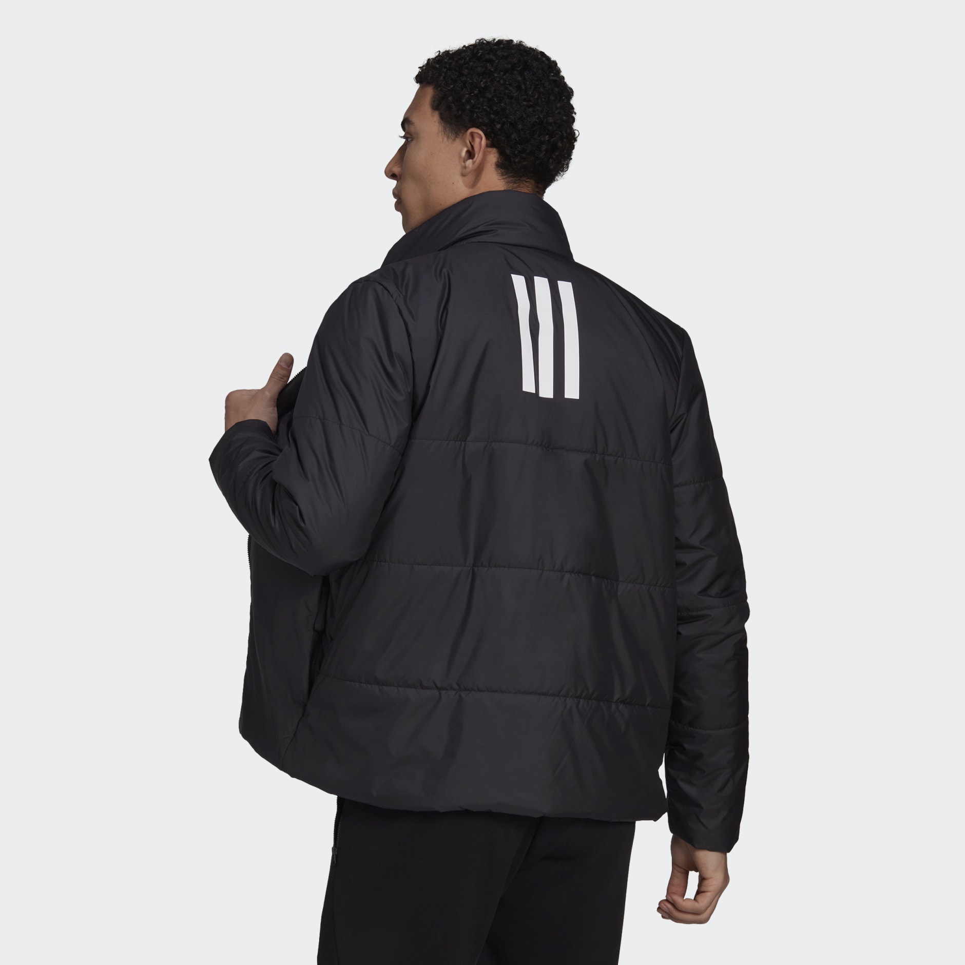 3-Stripes | Black adidas Jacket GH - BSC Insulated adidas