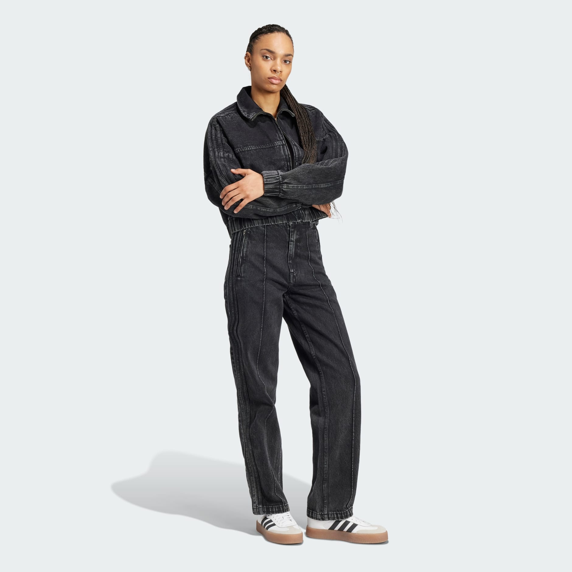 大人気 adidas PREMIUM ESSENTIALS DENIM STRAIGHT LEG パンツ adidas ジーンズ デニム デニムパンツ プレミアム