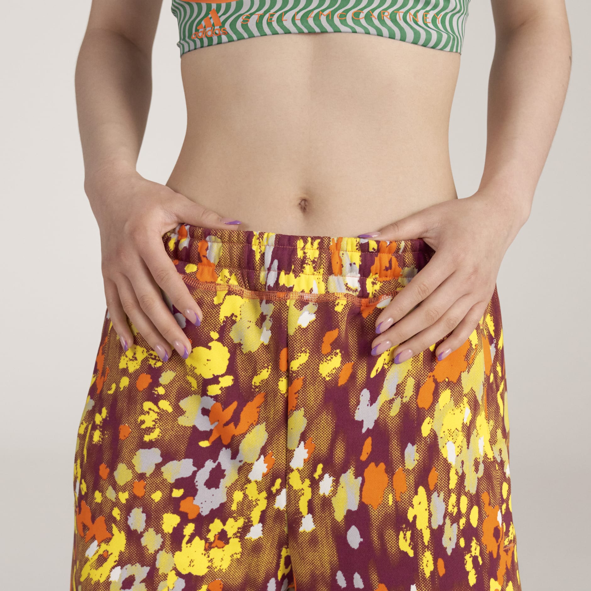 adidas by Stella McCartney Floral Printed Woven Track Pants