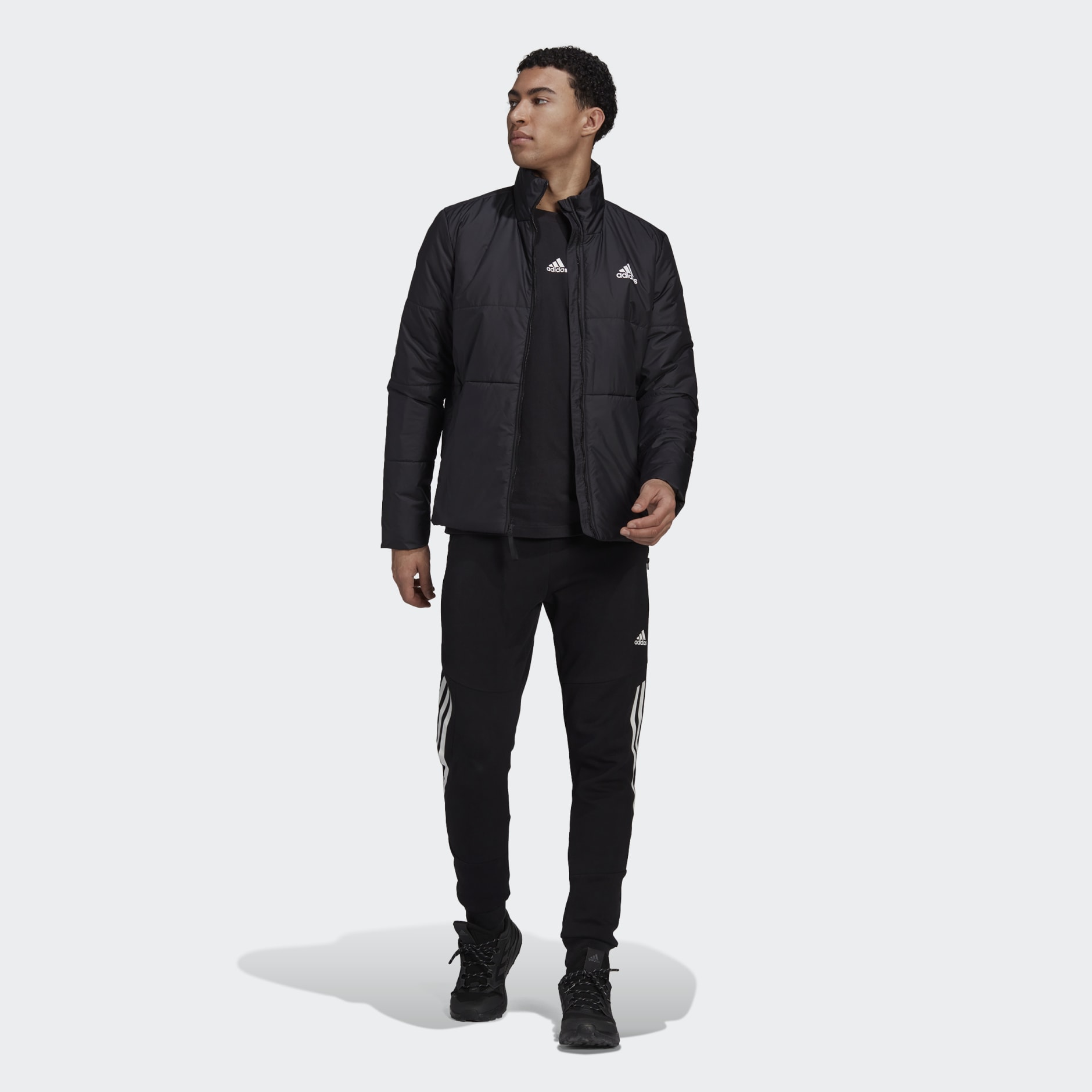 adidas BSC 3-Stripes Insulated Jacket - | Black GH adidas