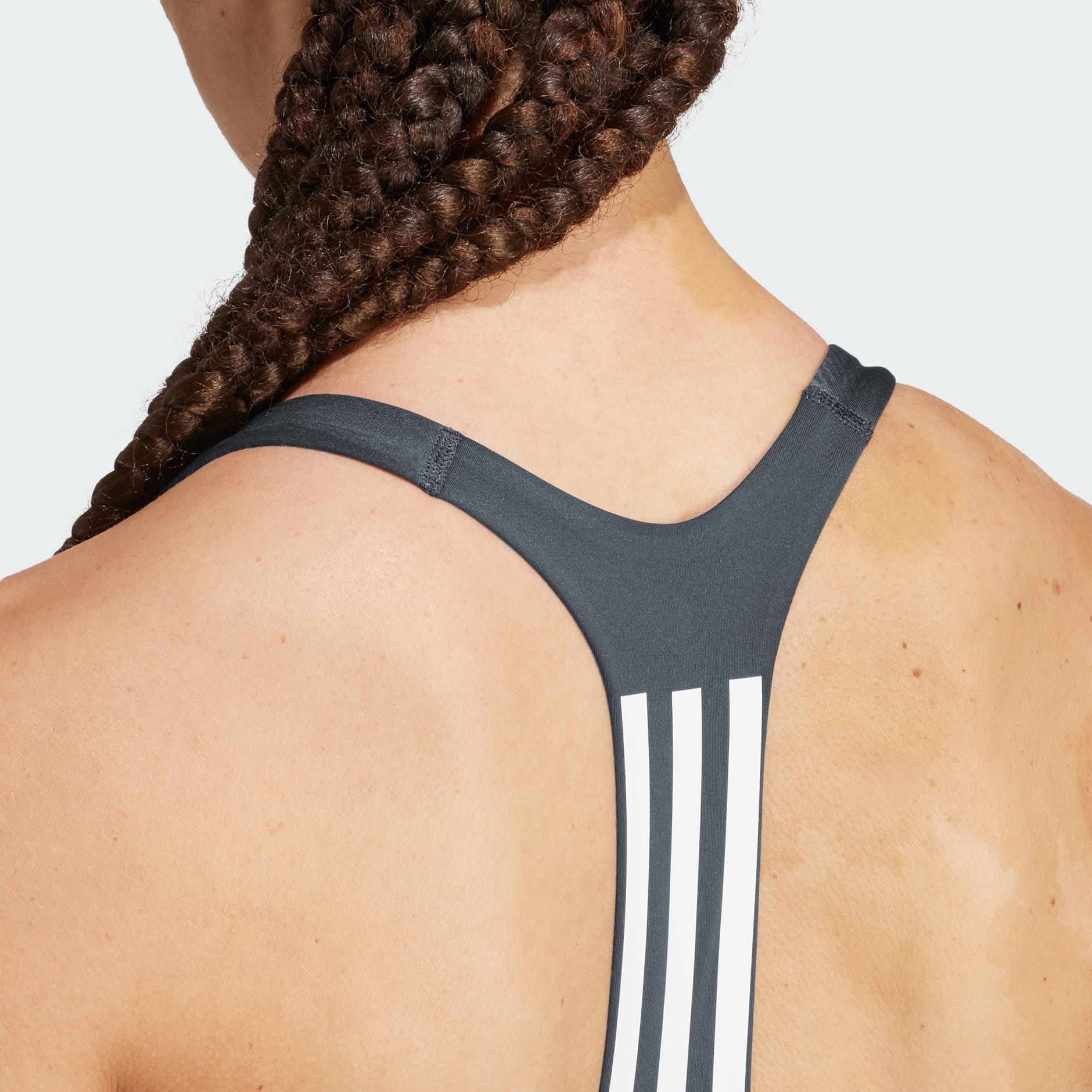 Powerimpact Training Medium-Support 3-Stripes Bra