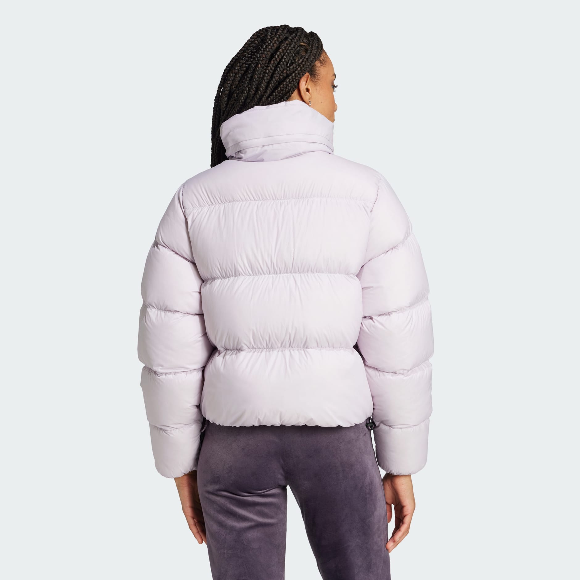 Cropped puffer jacket adidas deals