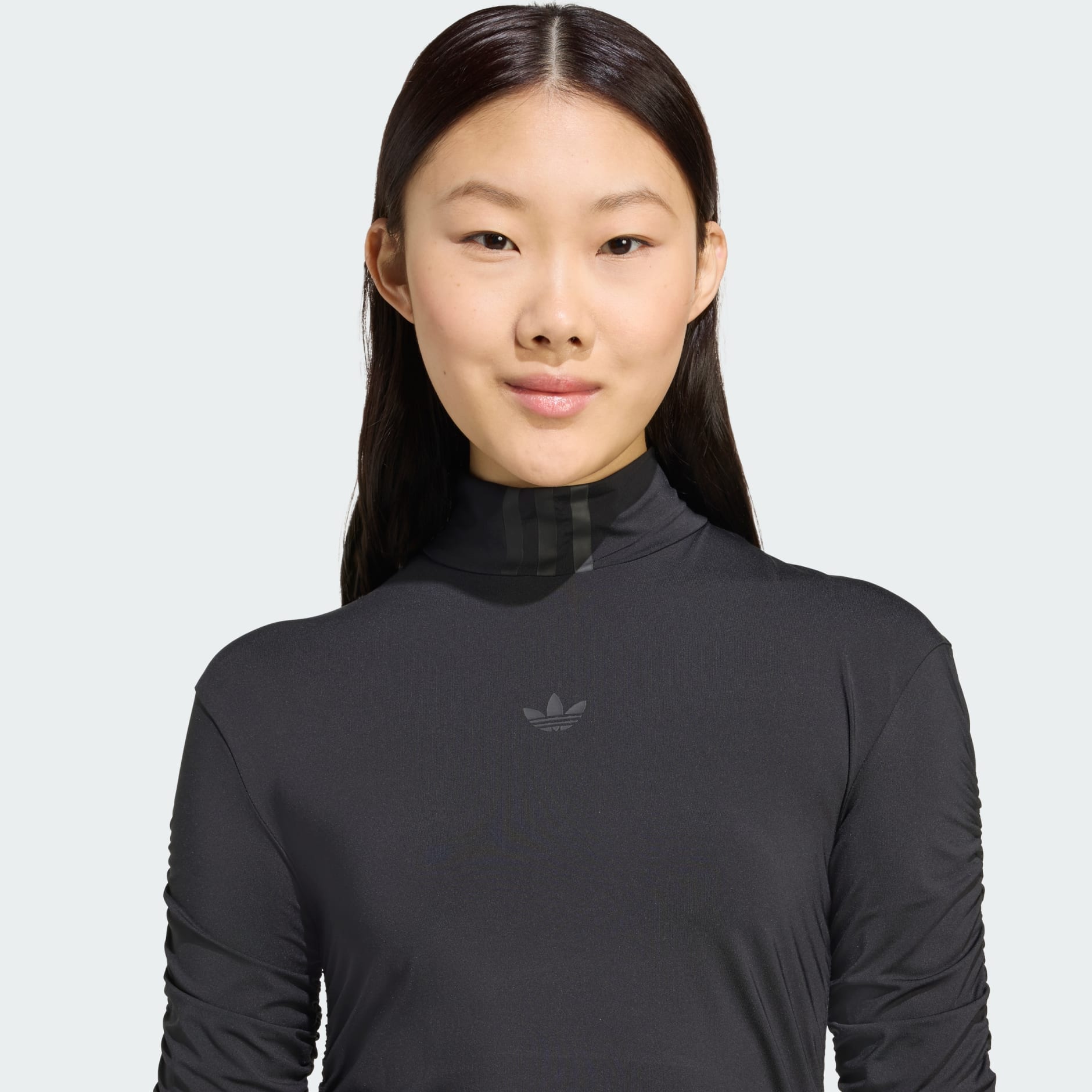 Ruched Long Sleeve Top