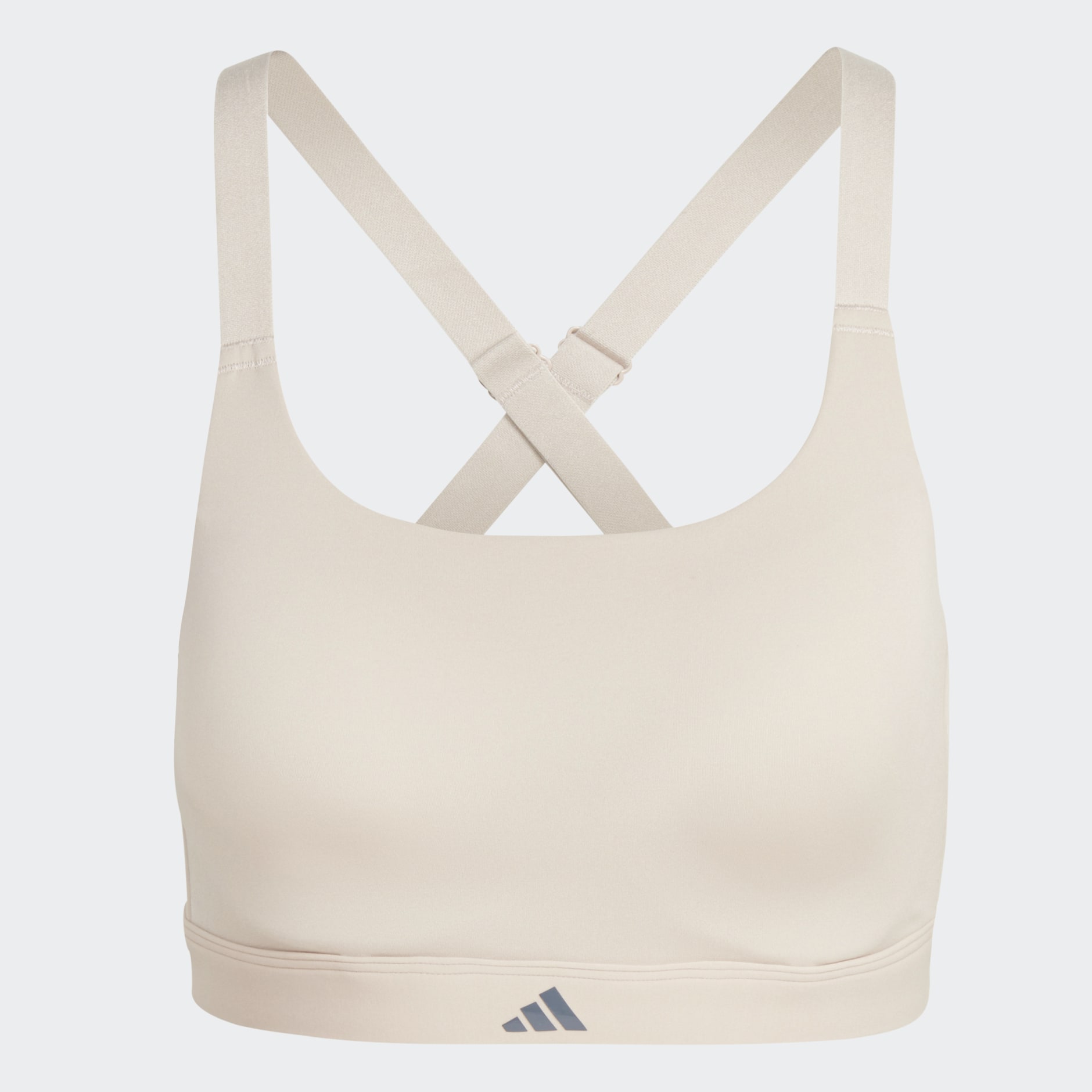 adidas Tailored Impact Luxe Training High-Support Bra - Brown