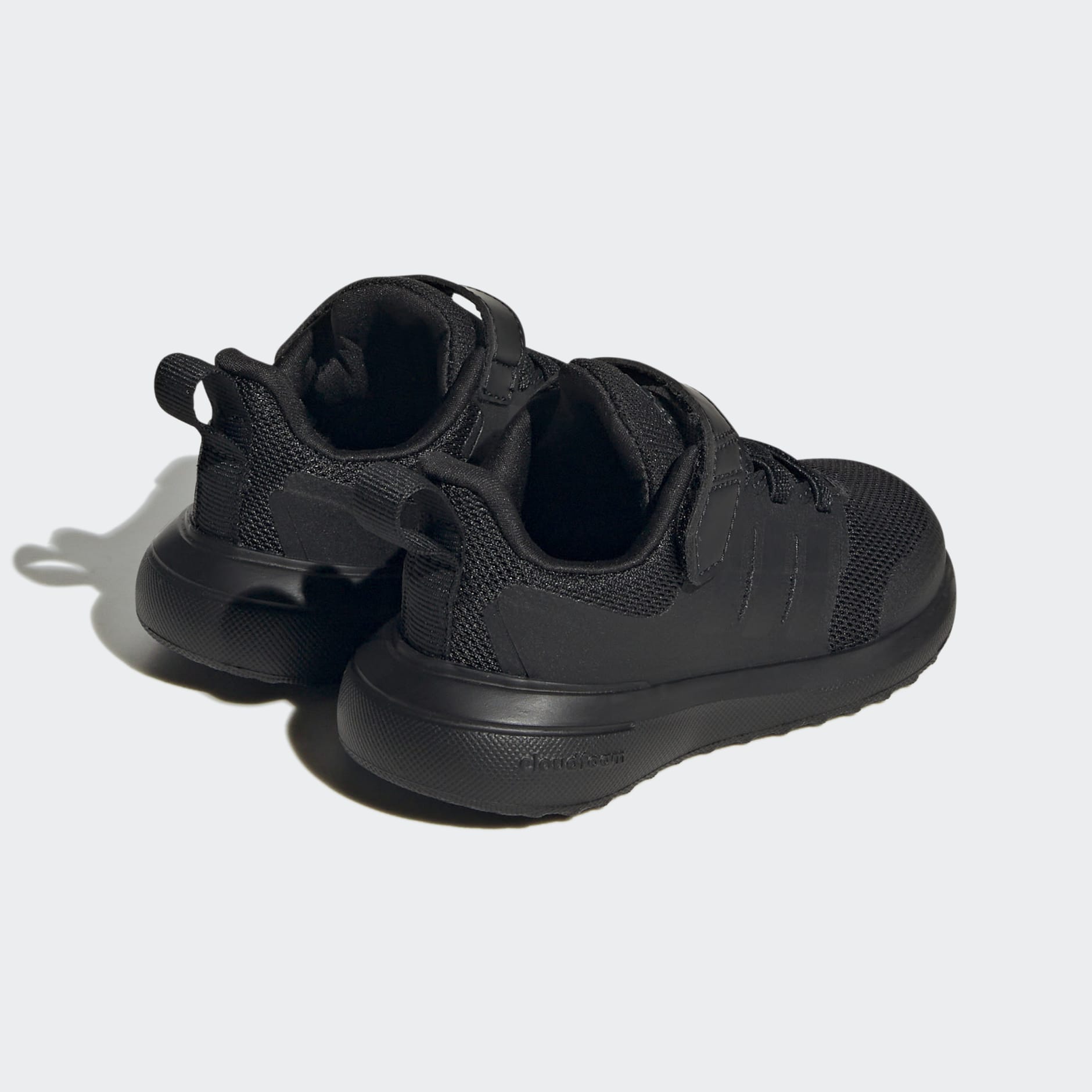 adidas FortaRun 2.0 Cloudfoam Elastic Lace Top Strap Shoes - Black ...