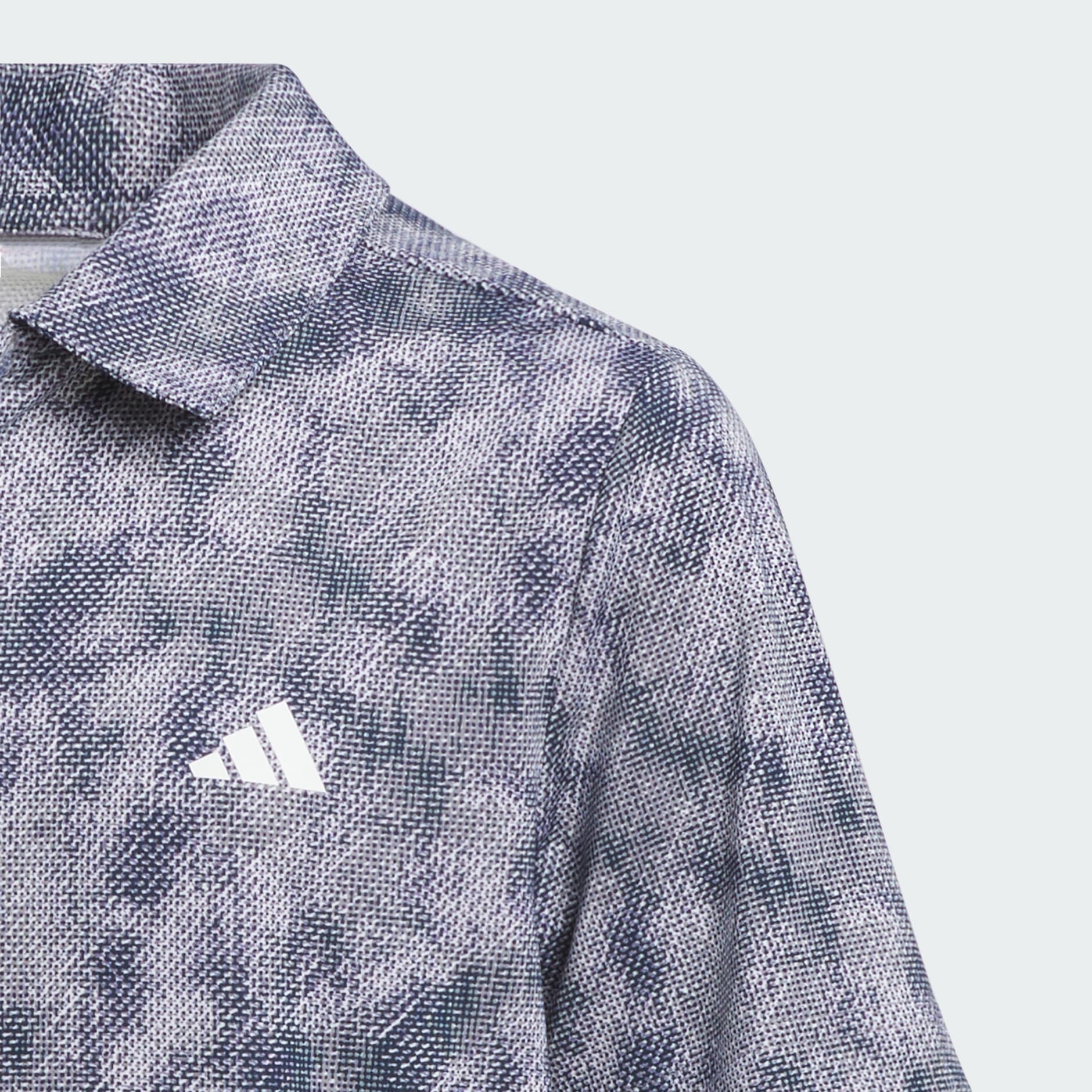 Performance Textured Print Polo Shirt Kids