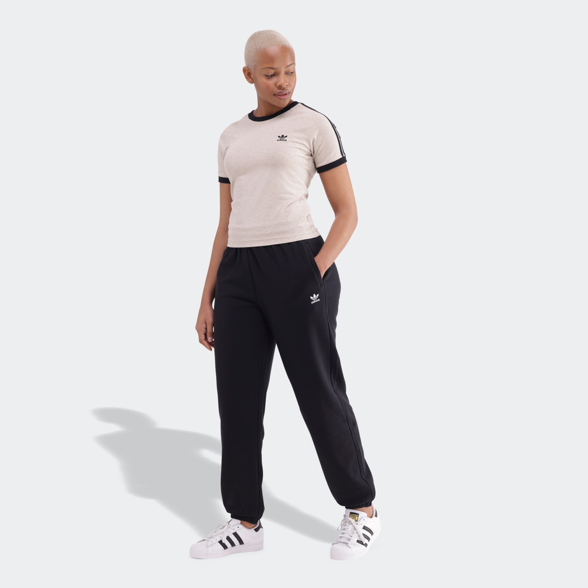 Clothing Essentials French Terry Joggers Black adidas South Africa