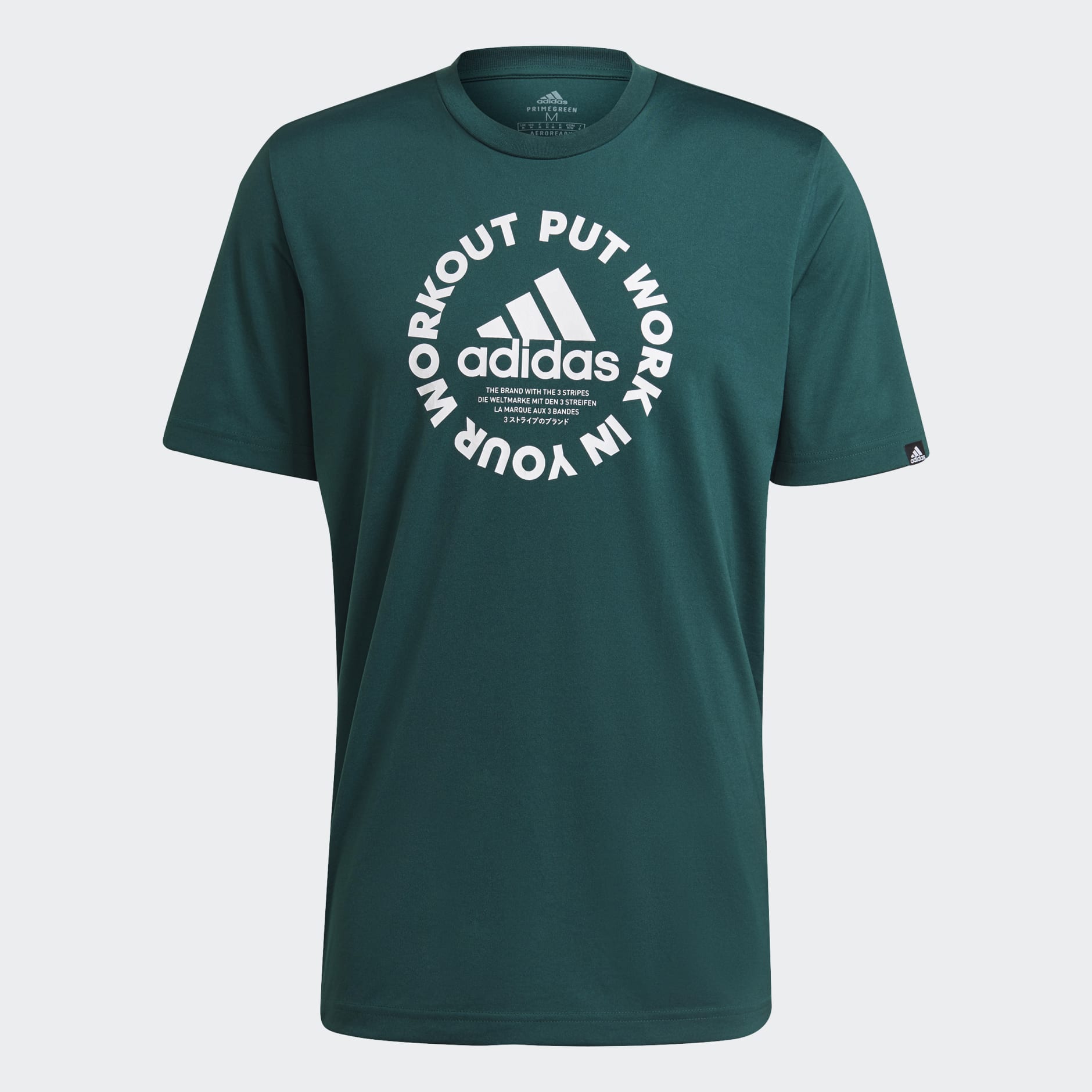 Primeblue Put Work in Your Workout Graphic Tee