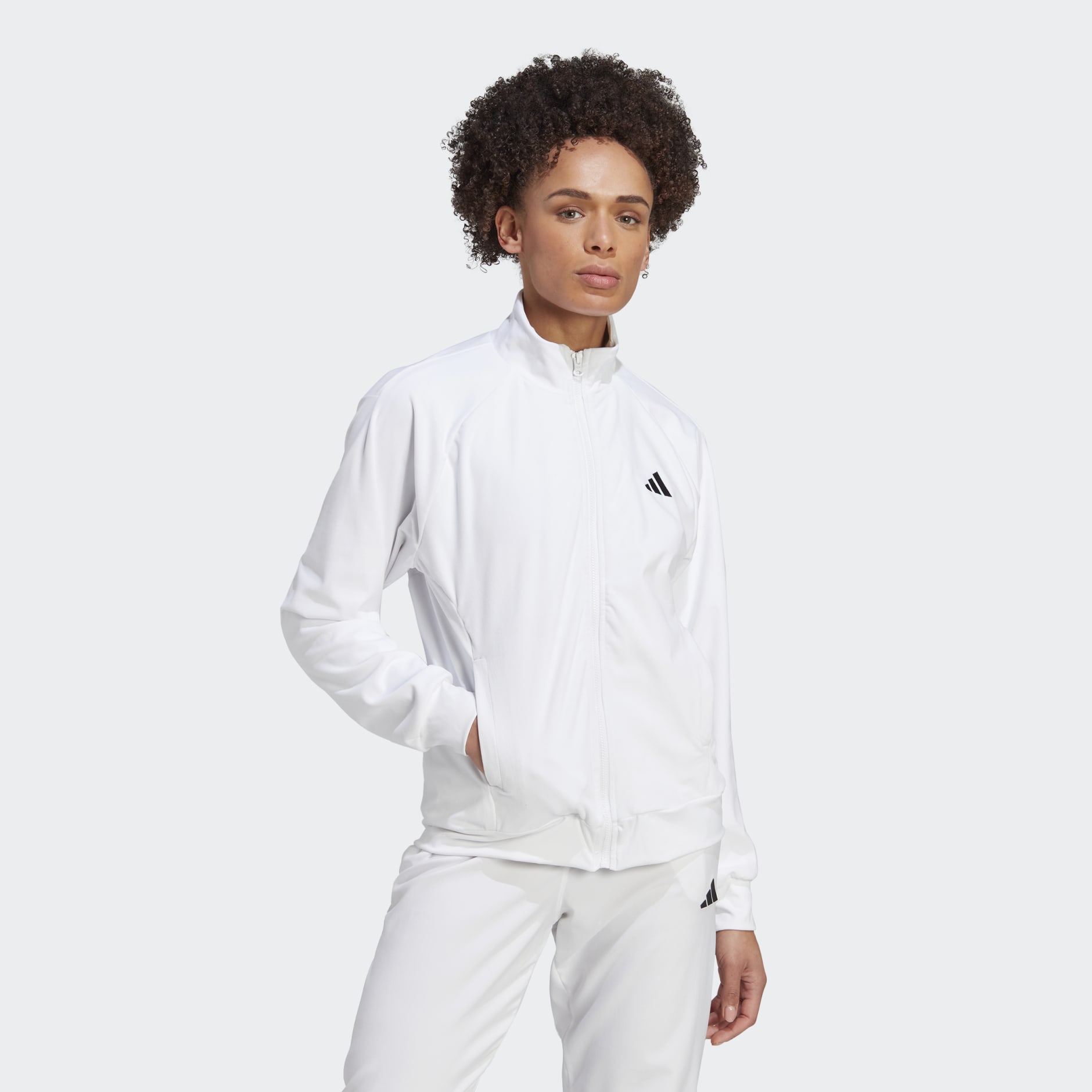 White velour sales jacket