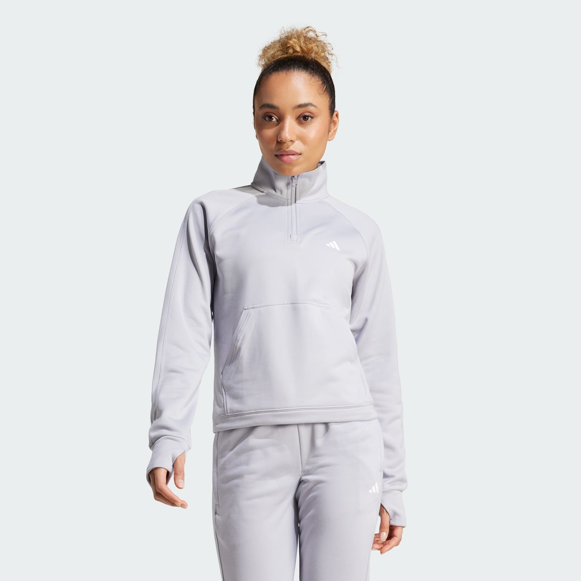 Aeroready Game & Go Quarter-Zip Fleece Top