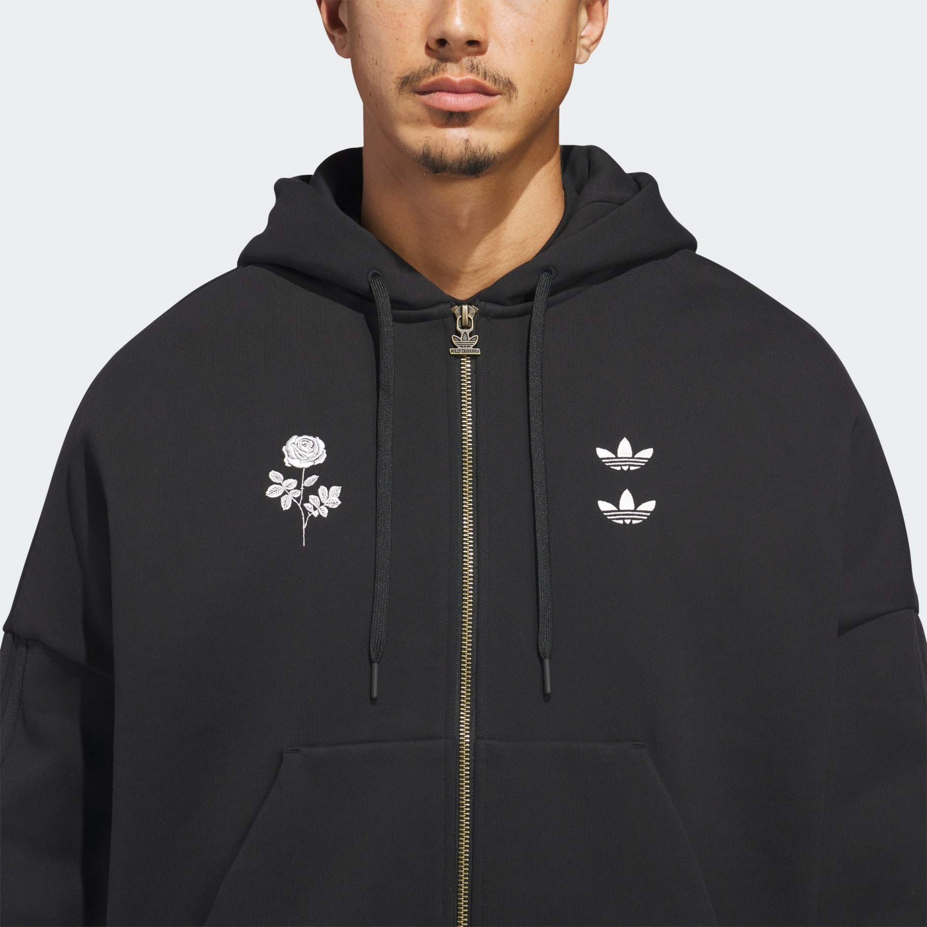 Clothing - Chavarria Heavyweight Zip Hoodie - Black | adidas South