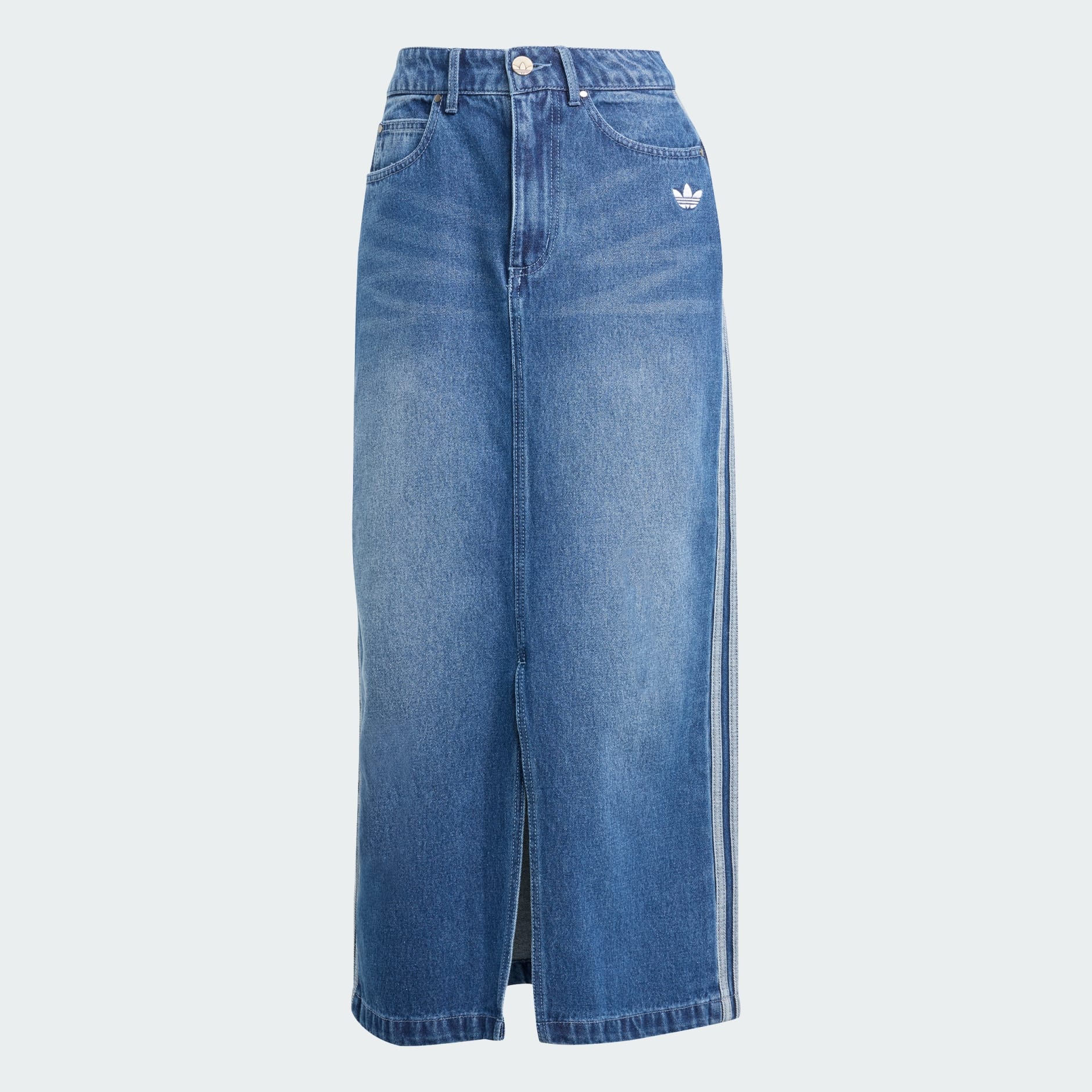 Adicolor 3-Stripes Denim Pencil Skirt