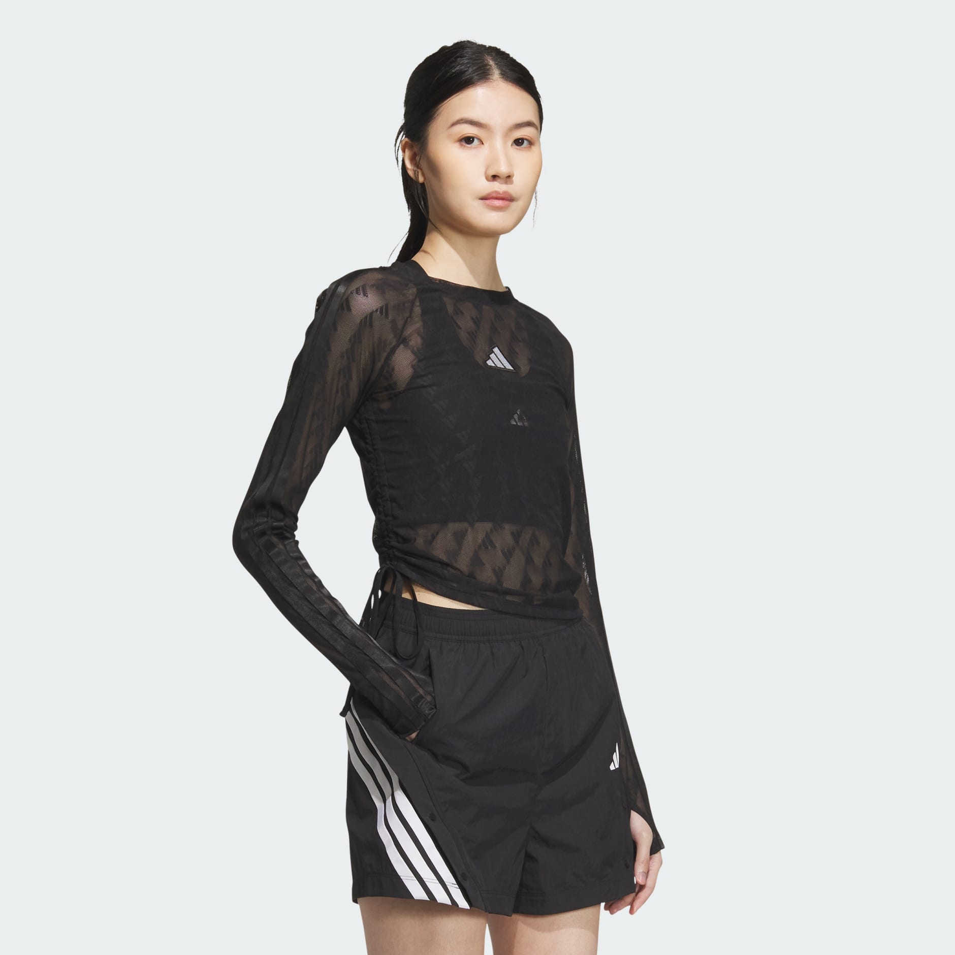 Story Mesh Long Sleeve Tee