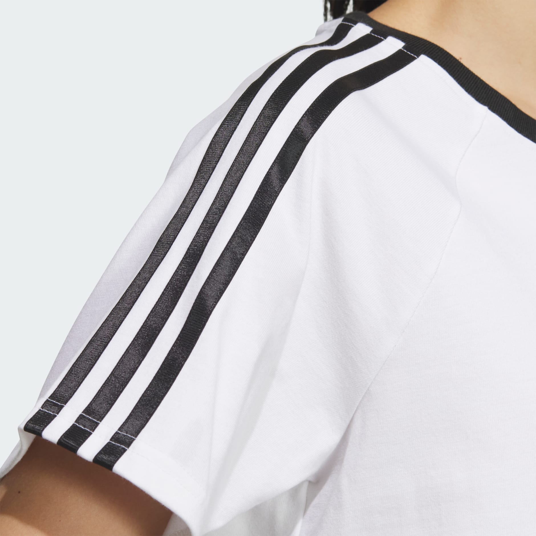 ★adidas★ 3S Cali Short Sleeve Tee White JC8704 3-Stripes Cali Short Sleeve Tee - White | adidas Hong Kong