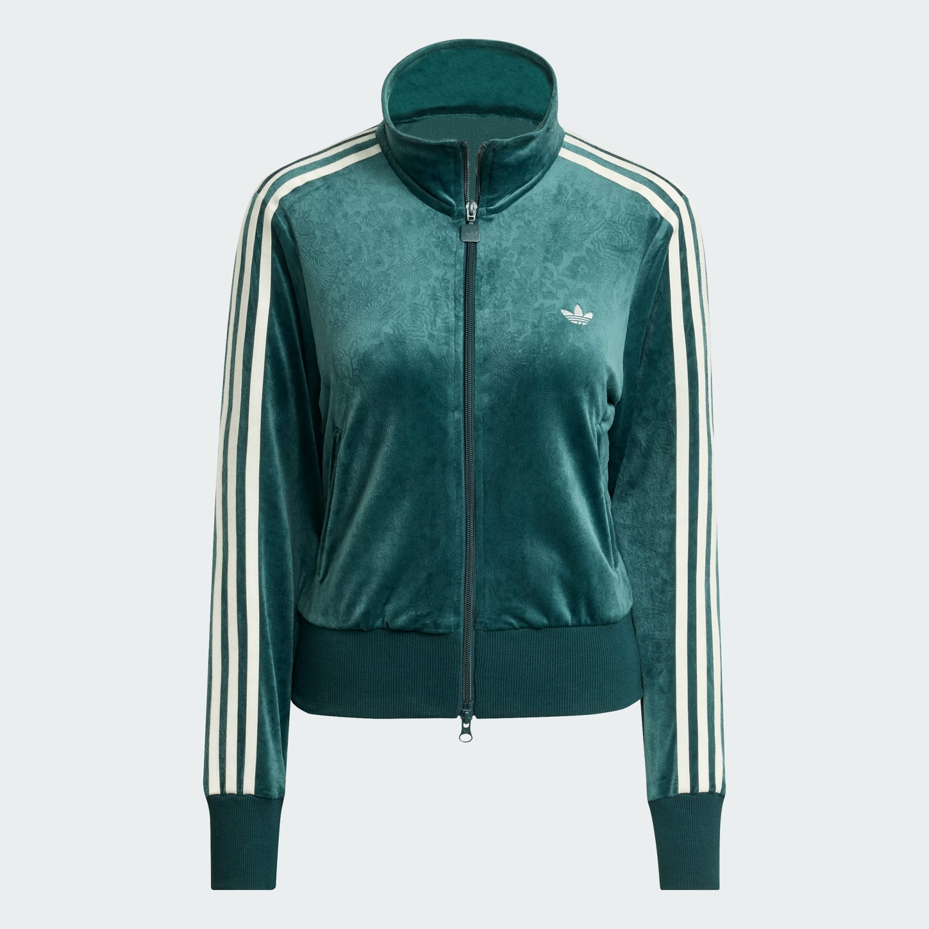 adidas Veste de surv??tement Firebird velours en relief adidas Originals x Liberty London - Vert