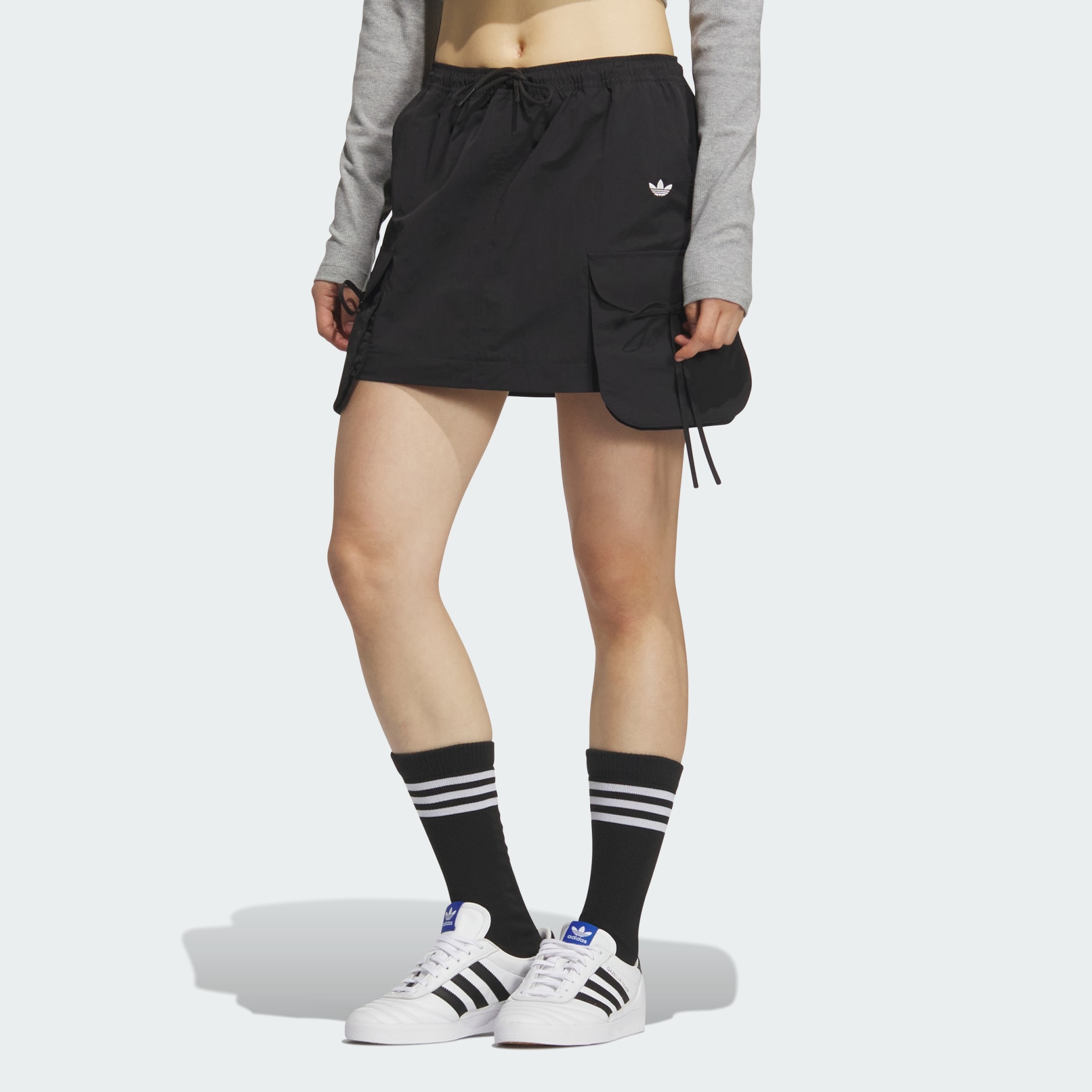 Cargo Skirt - Black | adidas Hong Kong